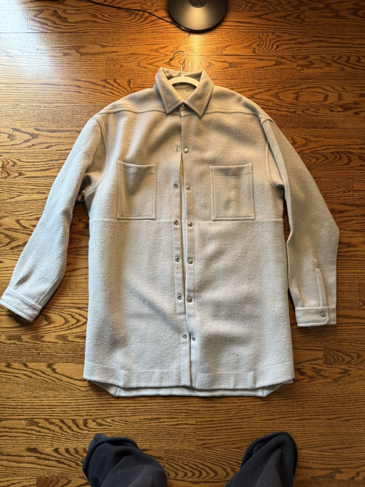 Rick Owens Rick Owens Jumbo Wool Outershirt Size US M / EU 48-50 / 2 - 1 Thumbnail