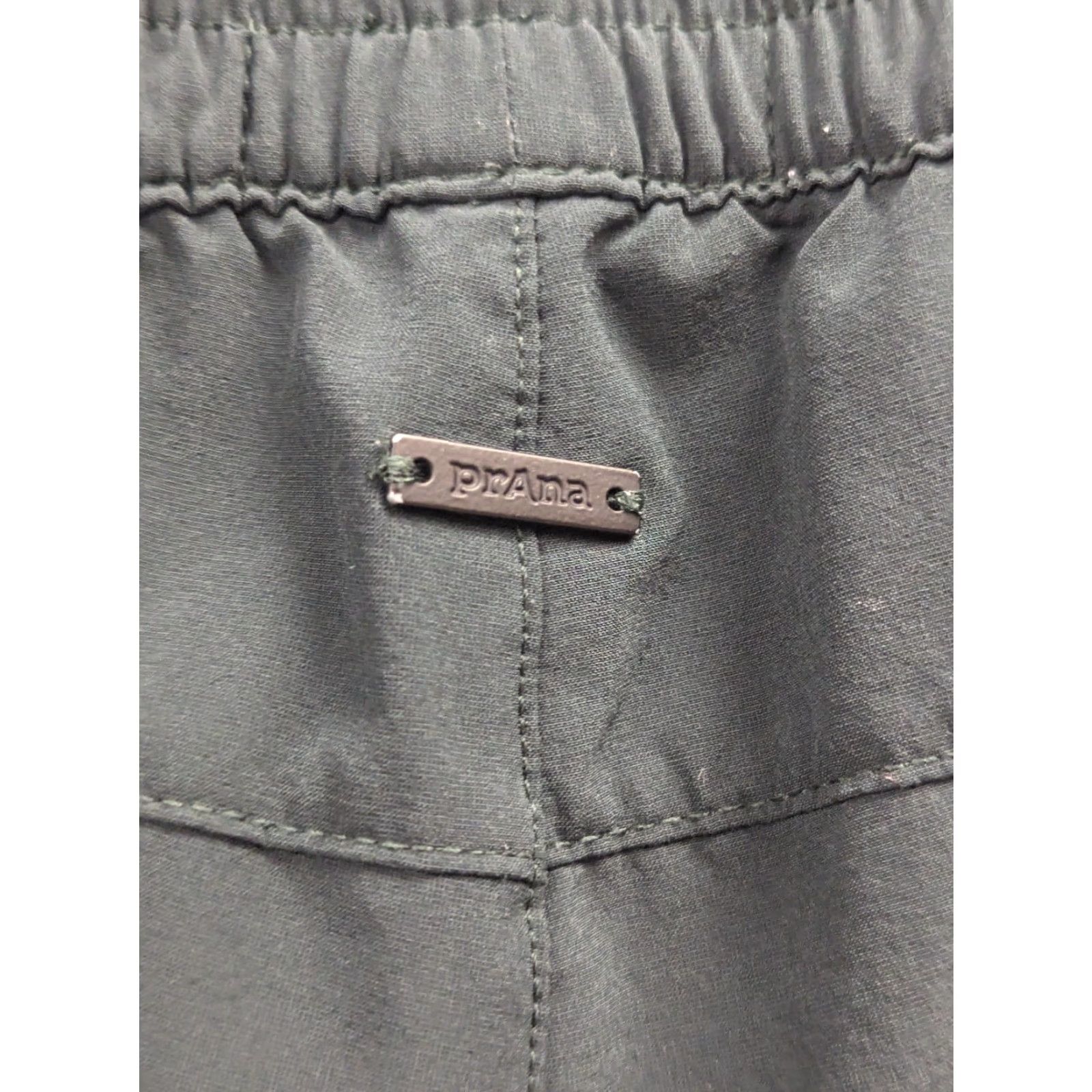 Prana VINTAGE Pr Ana Kinetic Capri Jogger Womens M Green Cargo Cropped Athletic Pants Size 32" / US 10 / IT 46 - 5 Thumbnail