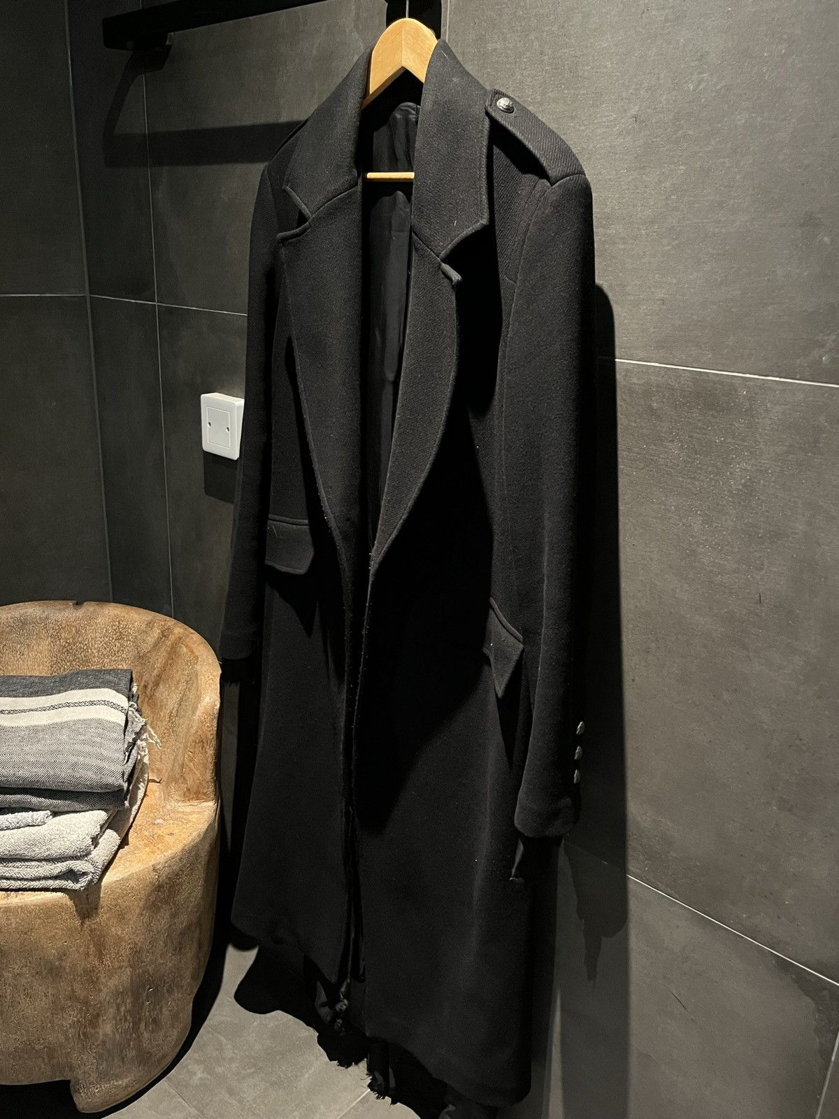 Isabel Benenato Isabel Benenato Black Coat Size US M / EU 48-50 / 2 - 1 Thumbnail