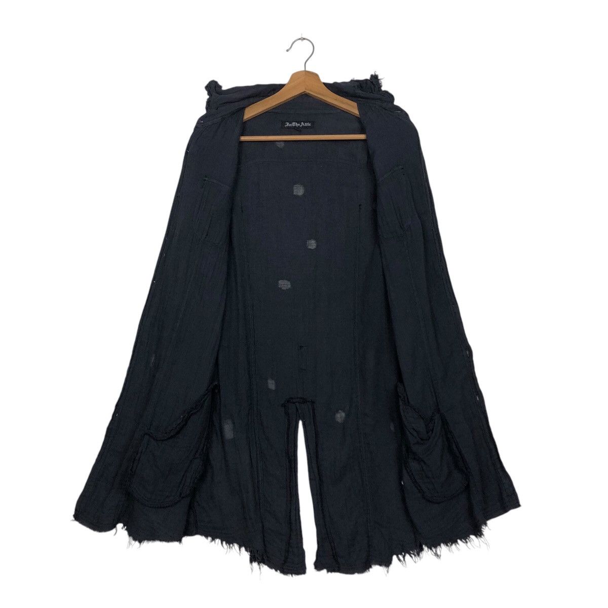 In The Attic 📌Rich Black Shirt Button Jacket In The Attic Punk Design Size US L / EU 52-54 / 3 - 14 Thumbnail