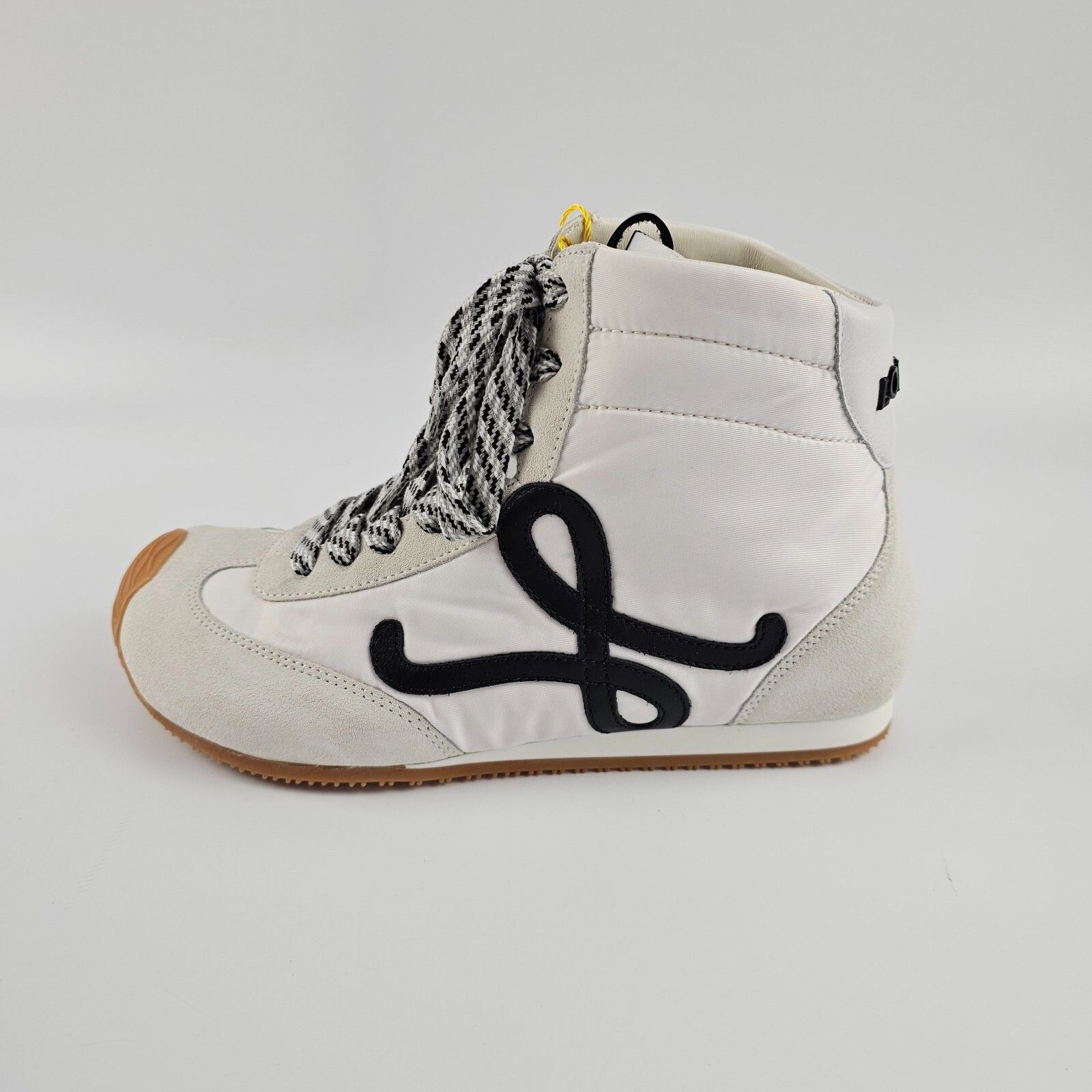 LOEWE Ballet Runner 2.0 $990 White/Black High Top Sneakers N