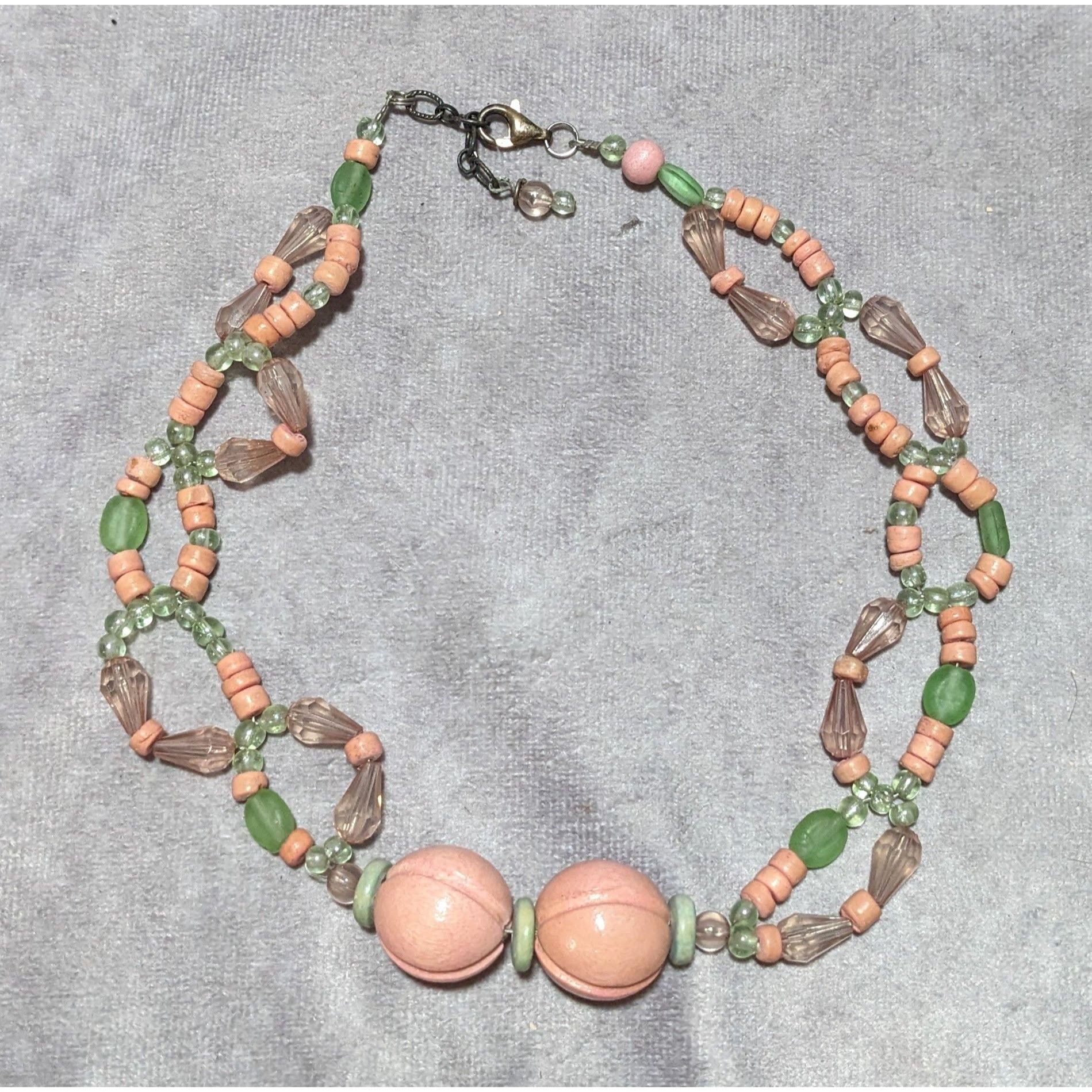Other Vintage Pink Beaded Necklace Size ONE SIZE - 7 Thumbnail