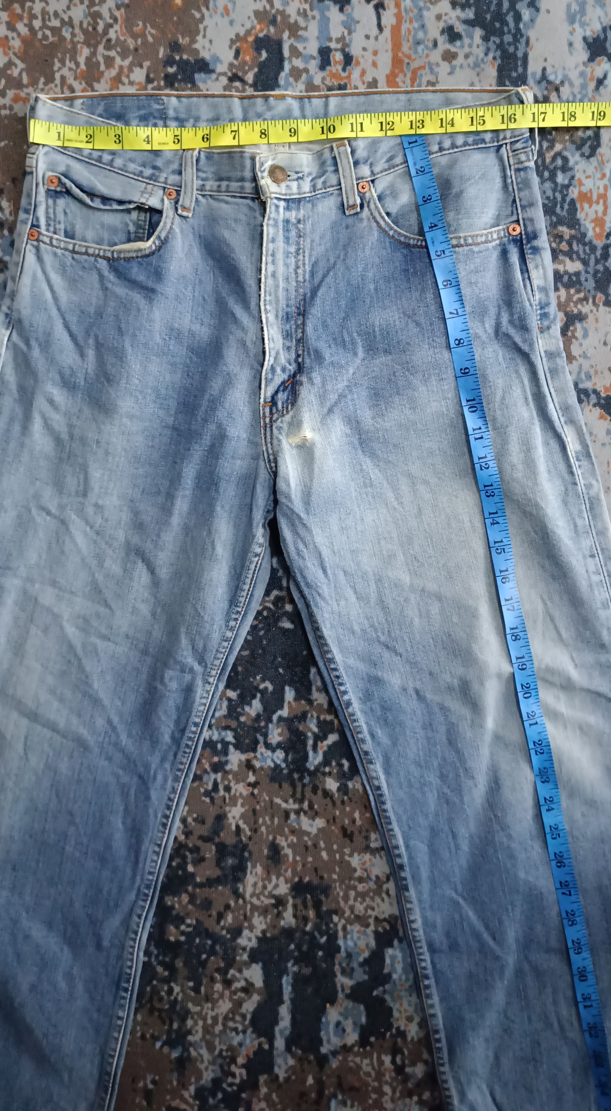 Levi's Vintage💥Levi's 512 ditressed Jeans Size US 38 / EU 54 - 22 Thumbnail
