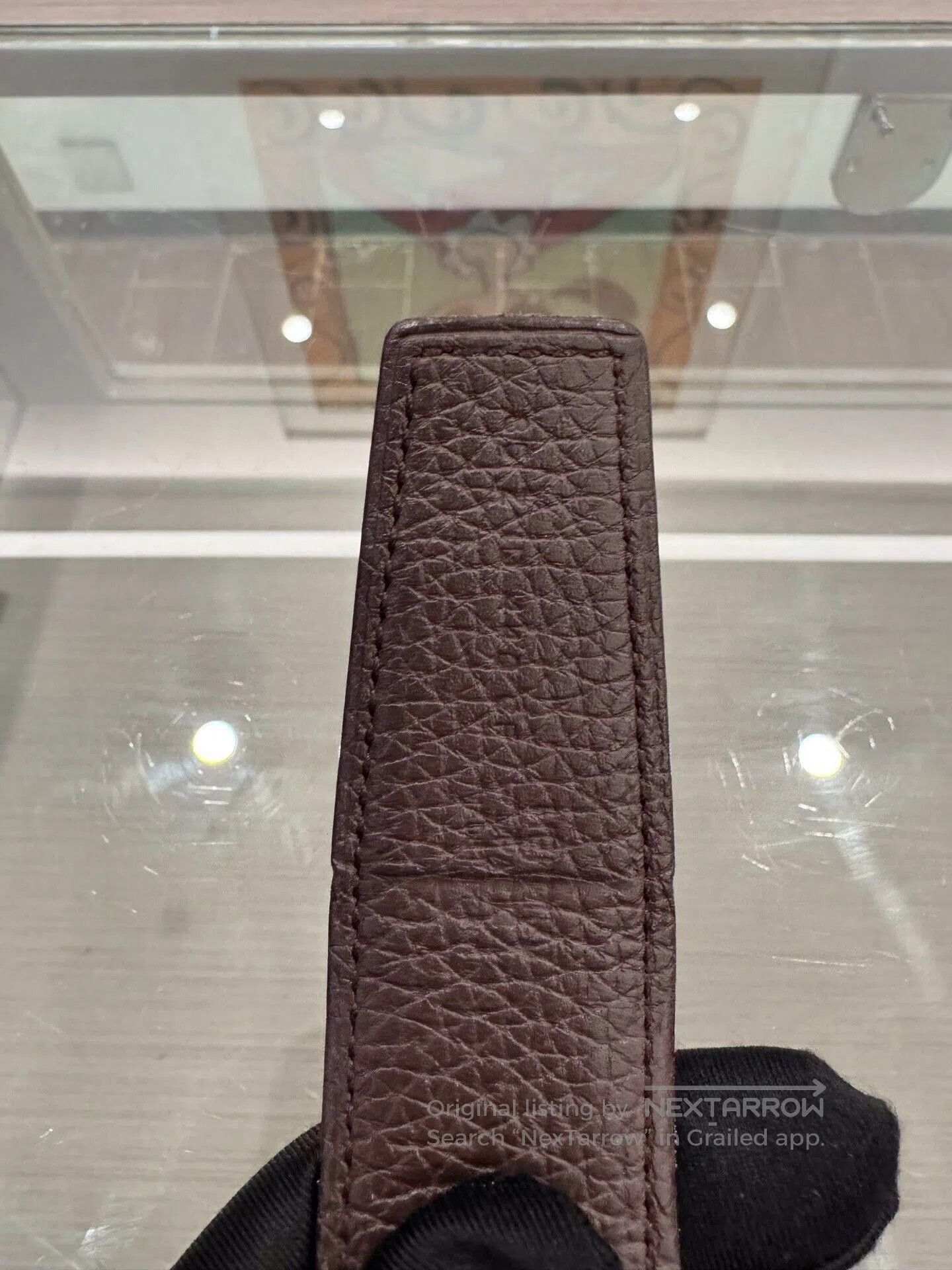 Hermes Hermes Black & Chocolate H Buckle Belt 85. Size ONE SIZE - 9 Thumbnail