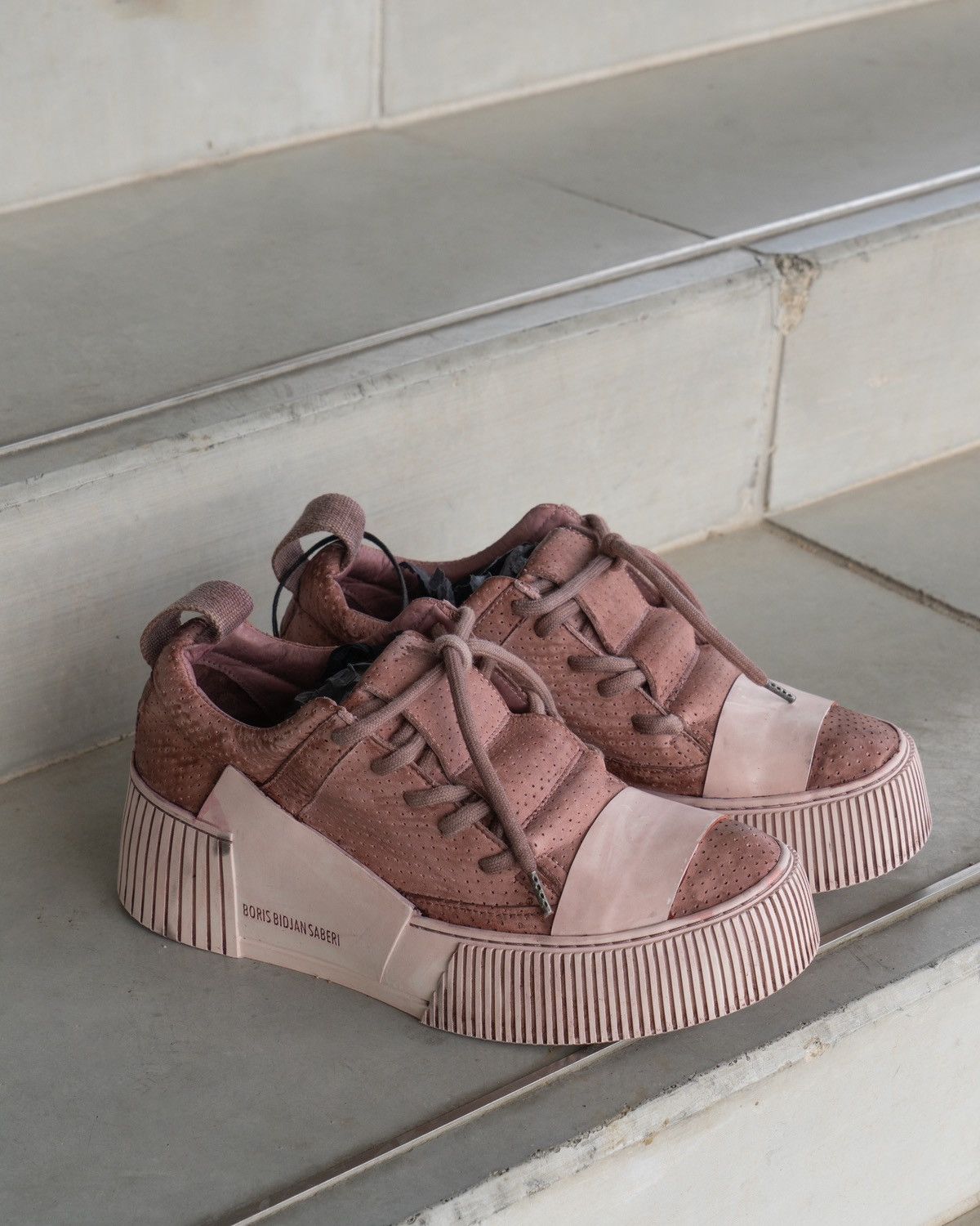 image of Boris Bidjan Saberi Bamba 2.1 Sneakers in Rose, Men's (Size 6)