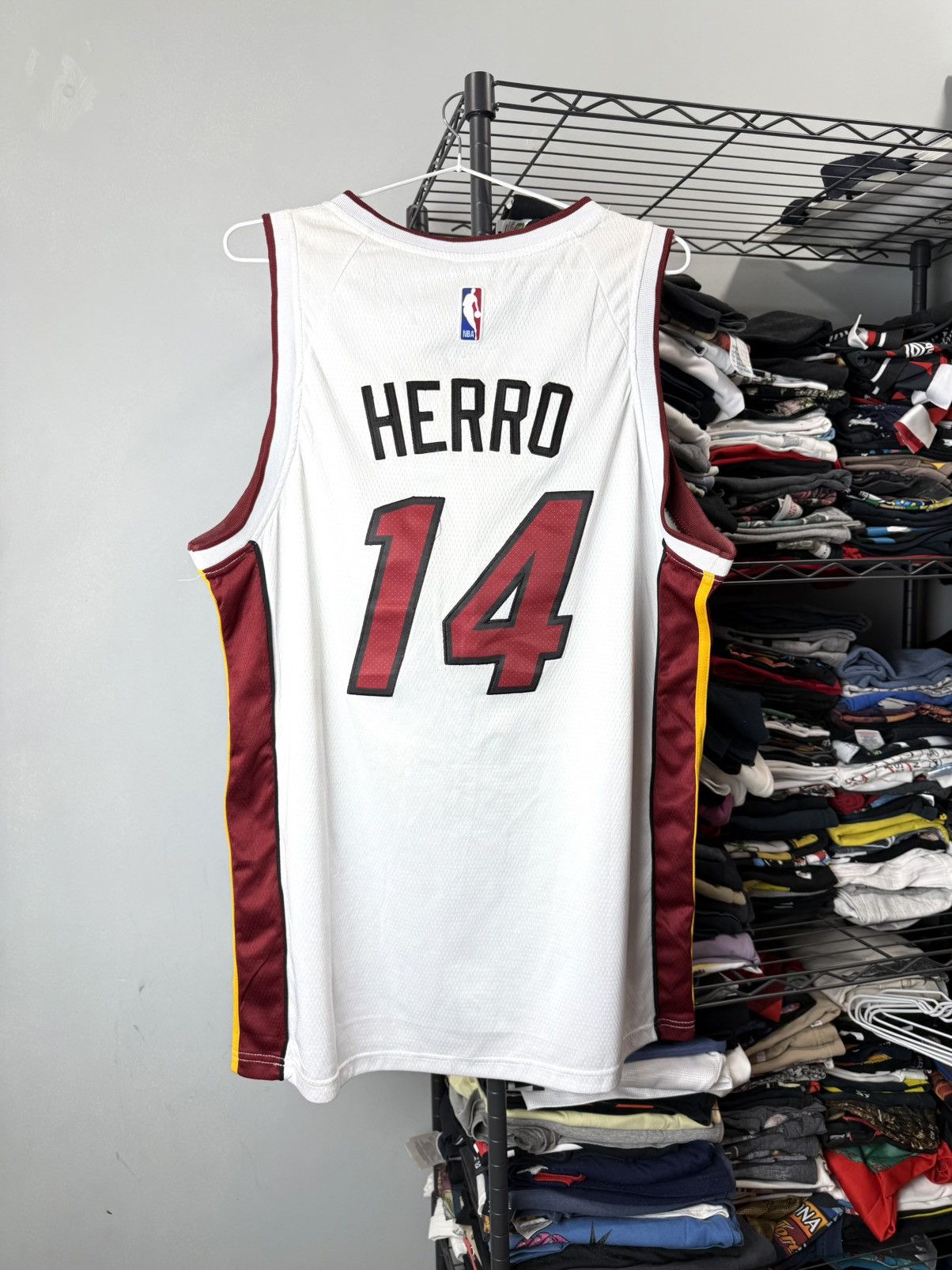 Nike Nike Heat Herro 14 NBA Basketball Jersey Sleeveless Size US L / EU 52-54 / 3 - 2 Thumbnail