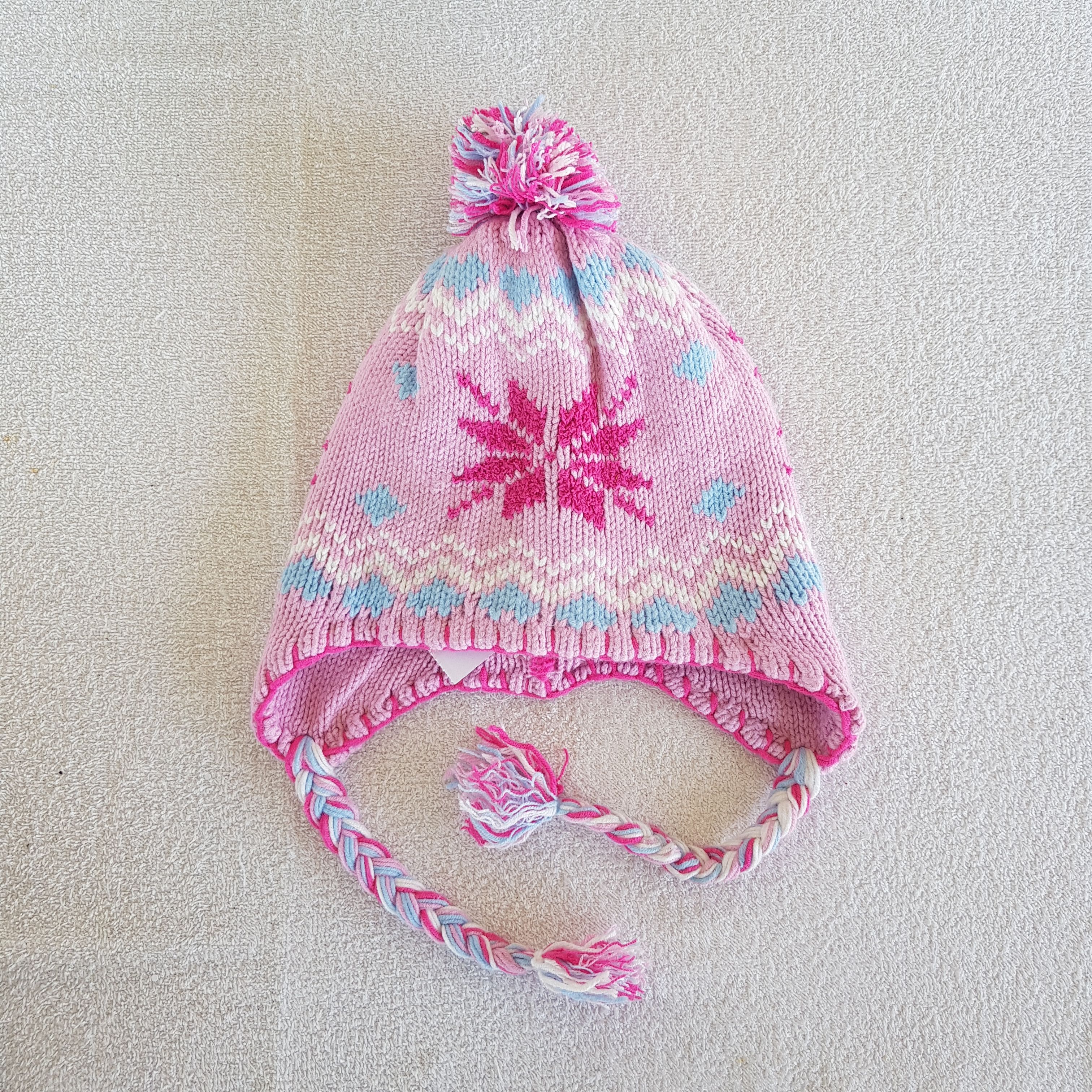 Phenix Vintage Japanese Phenix Earflap Beanie Pom Pom Snow Cap Hat Size ONE SIZE - 6 Thumbnail