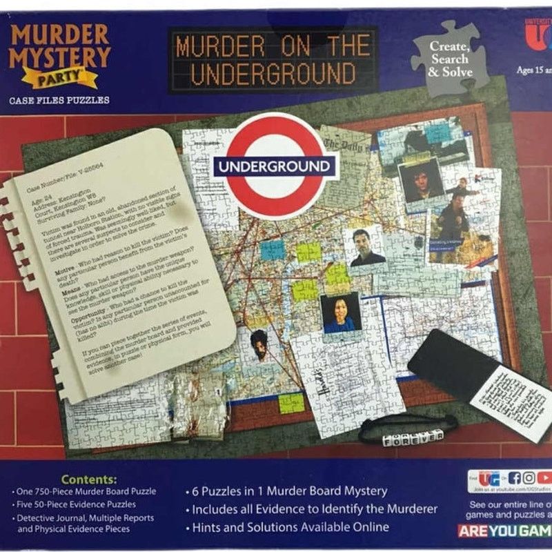 Other Murder Mystery Case Files Murder Puzzle Party Board Game Size ONE SIZE - 2 Thumbnail