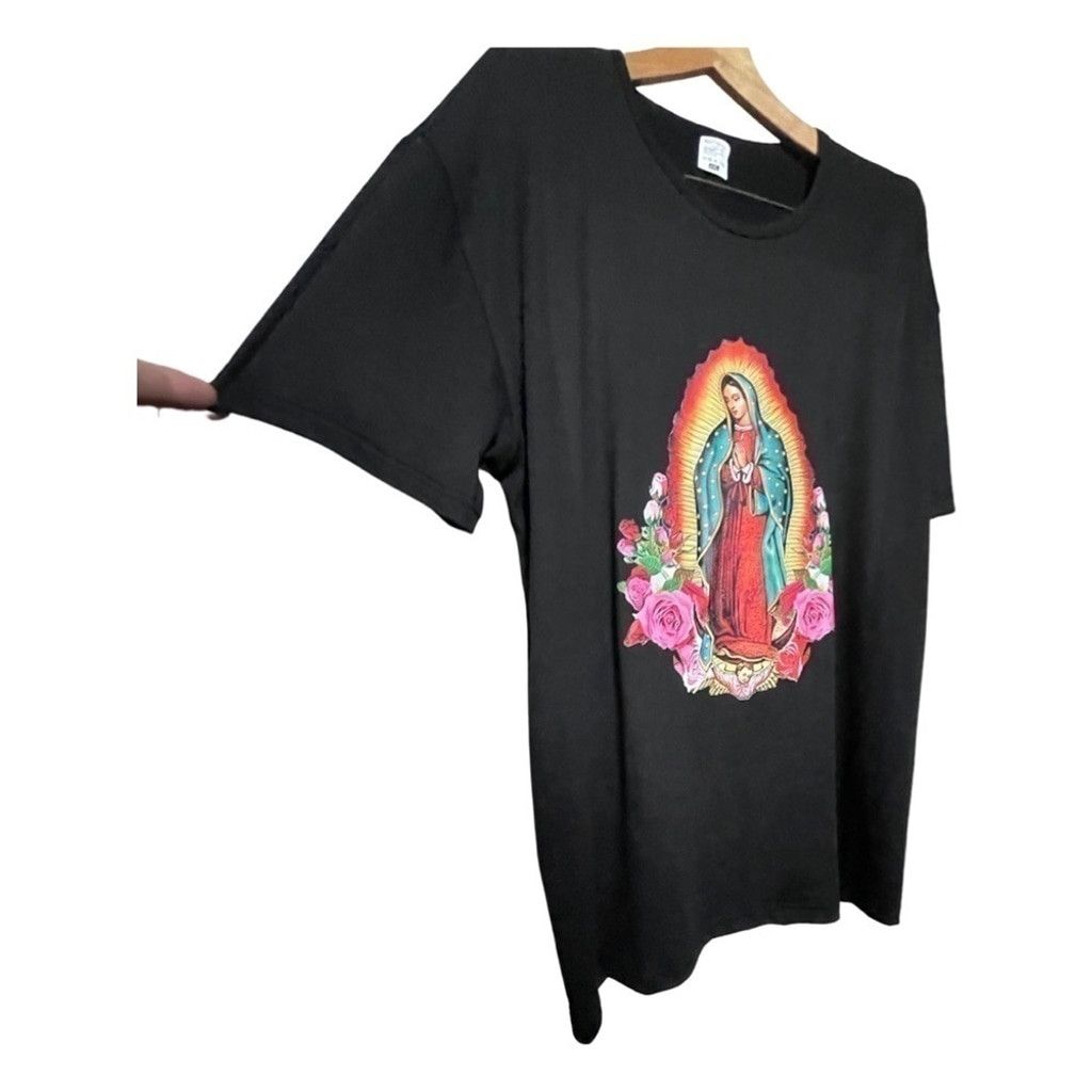 Shein SHEIN Graphic T-Shirt Black Unisex Adult Size 4XL. Size 4XL / US 24-26 - 9 Thumbnail
