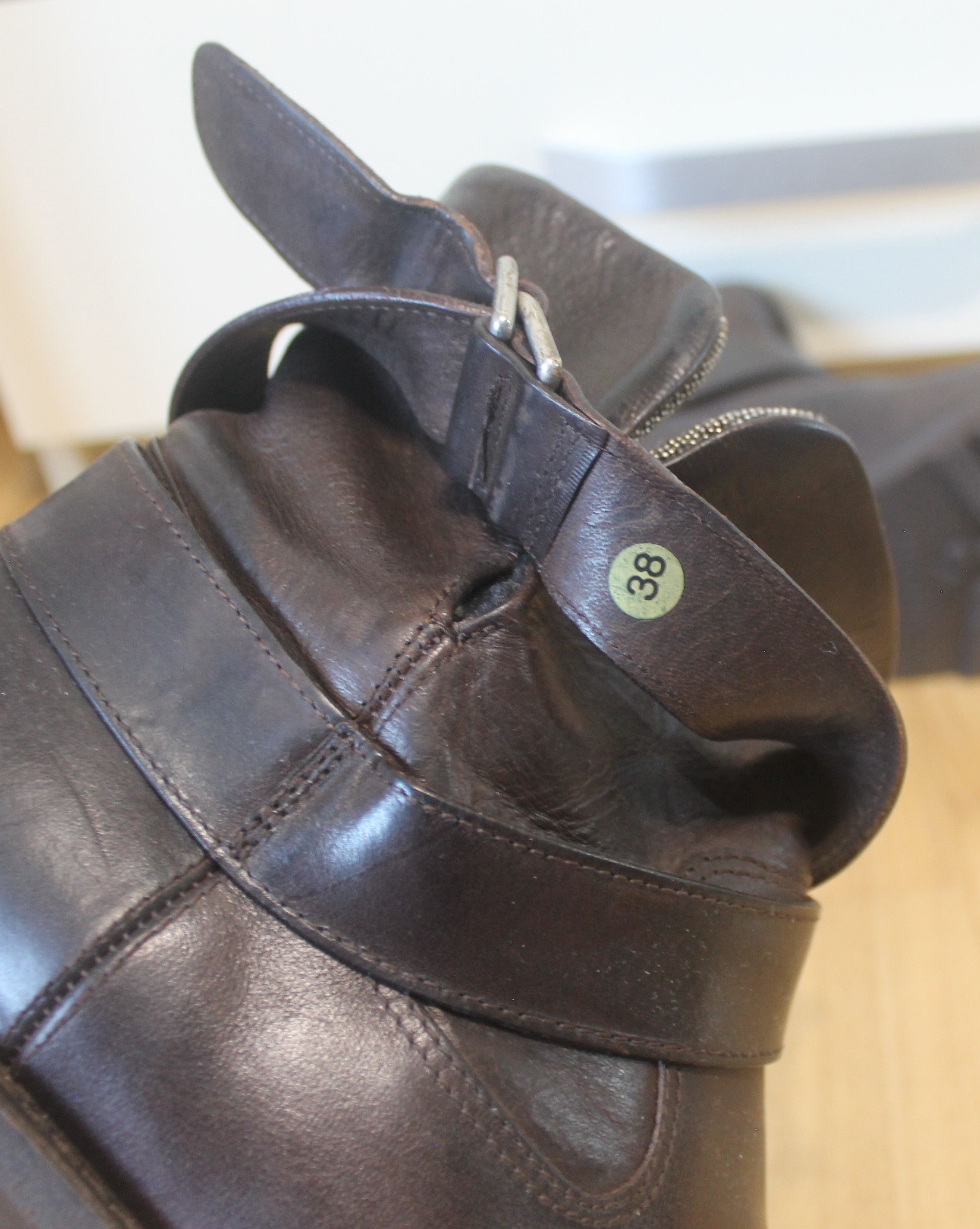 Brunello Cucinelli Brunello Cucinelli Ankle Boots Brown Leather Size US 8 / IT 38 - 10 Thumbnail