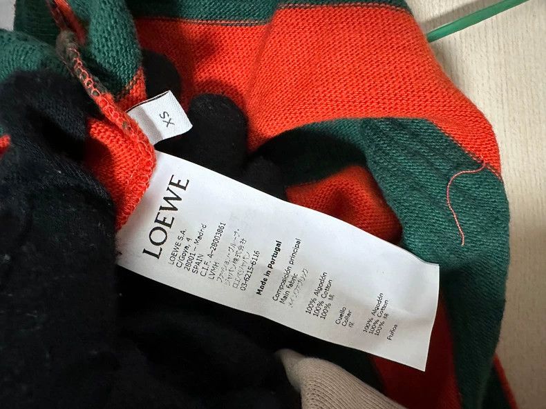 Loewe LOEWE Pure cotton knit cotton hoodie Size XS / US 0-2 / IT 36-38 - 4 Thumbnail