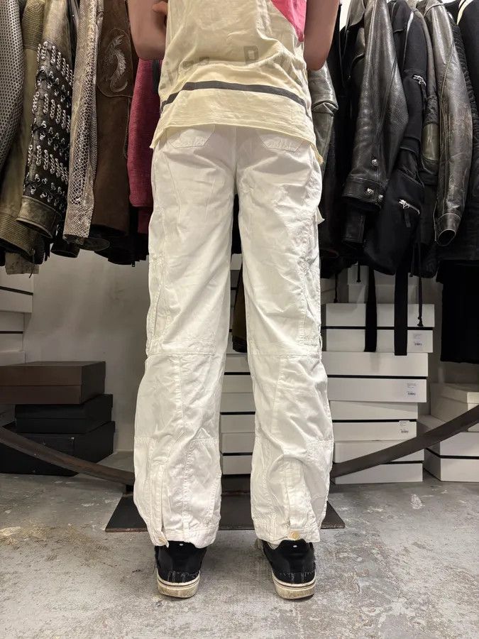 Designer × Jean Paul Gaultier × Vintage Jean Paul Gaultier Trompe L Oeil Pockets Cargo White Pants Size US 30 / EU 46 - 5 Thumbnail