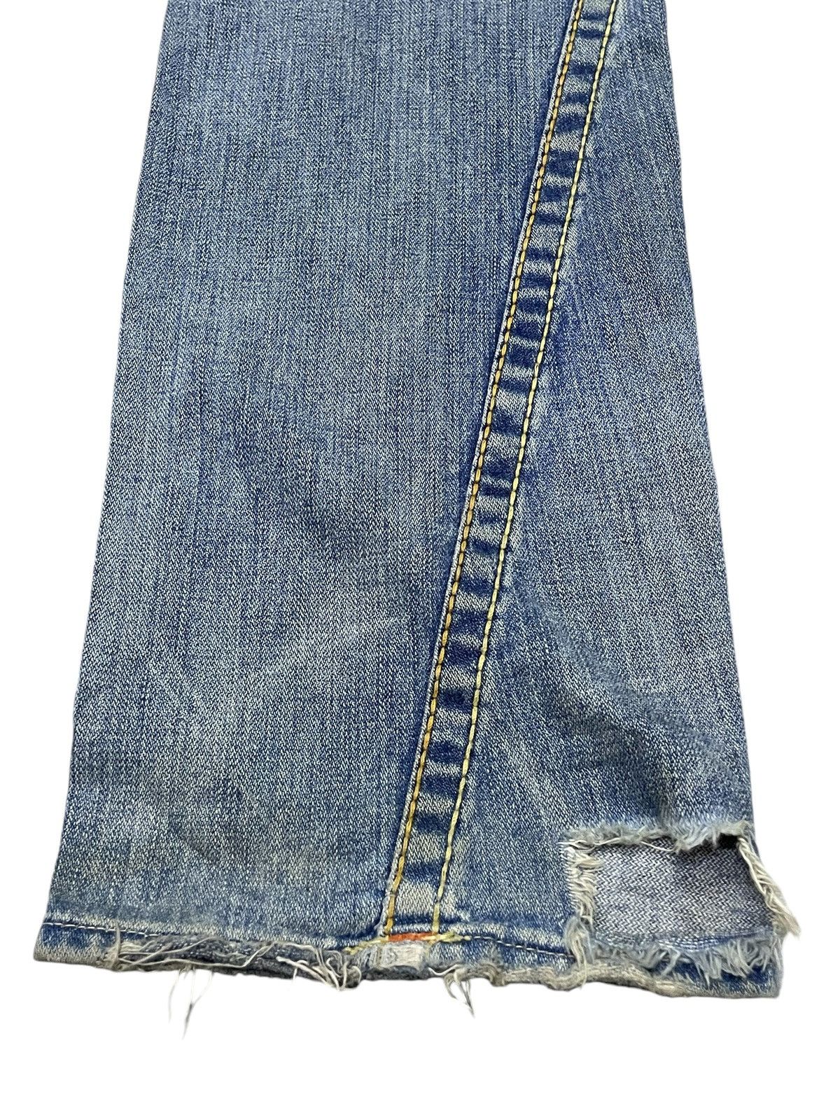 Hysteric Glamour × True Religion True Religion Rainbow Joey Heavy Stitched Distressed Jeans Size US 32 / EU 48 - 18 Thumbnail
