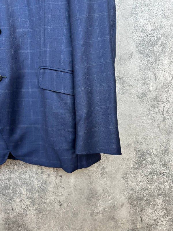 Ermenegildo Zegna RRP 3300€ Nurevo Su Misura Ermenegildo Zegna Trofeo Check Size 52R - 13 Thumbnail