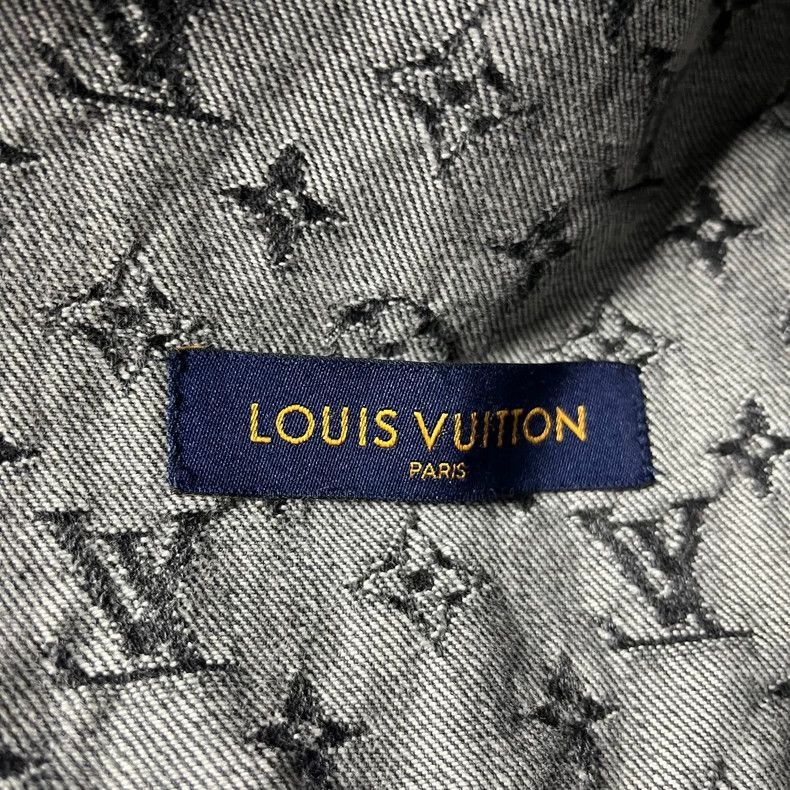 Louis Vuitton Louis Vuitton Black Denim Jacket Nigo Design-2506 Size US L / EU 52-54 / 3 - 4 Thumbnail
