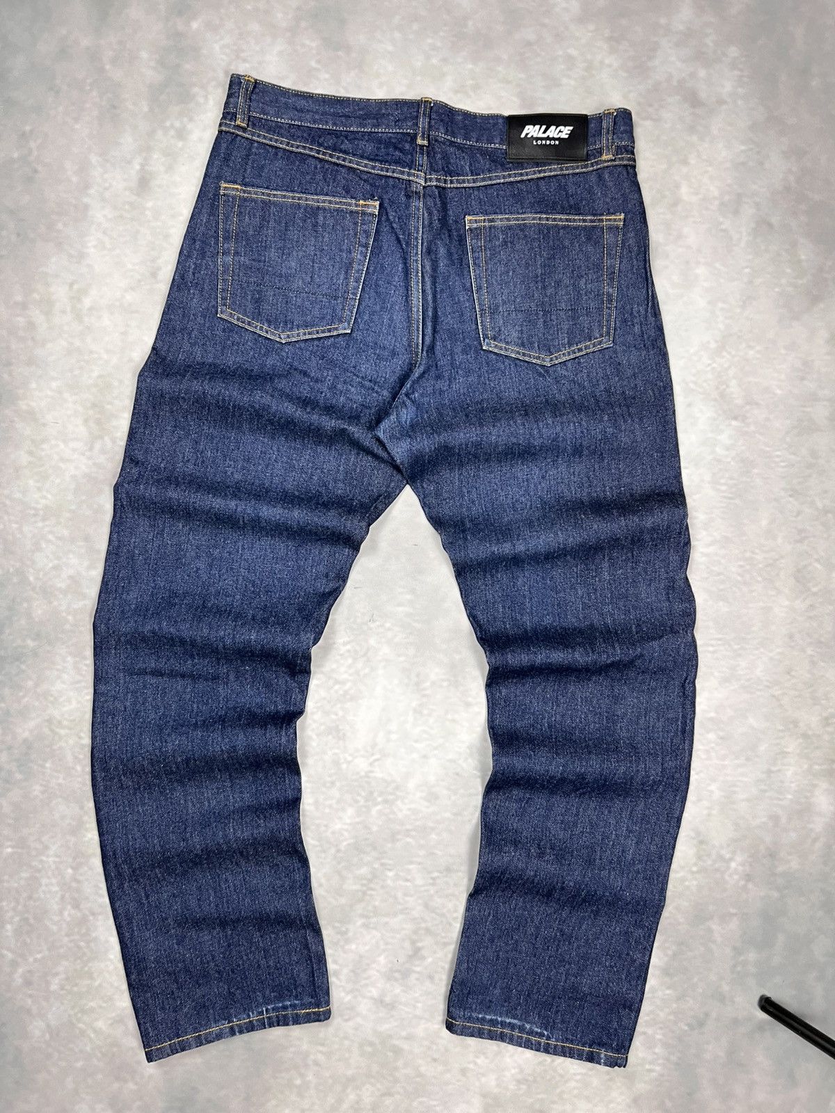 Palace Palace Skateboards Jeans Indigo Blue 32 OG Tri-Ferg Baggy Size US 32 / EU 48 - 3 Thumbnail