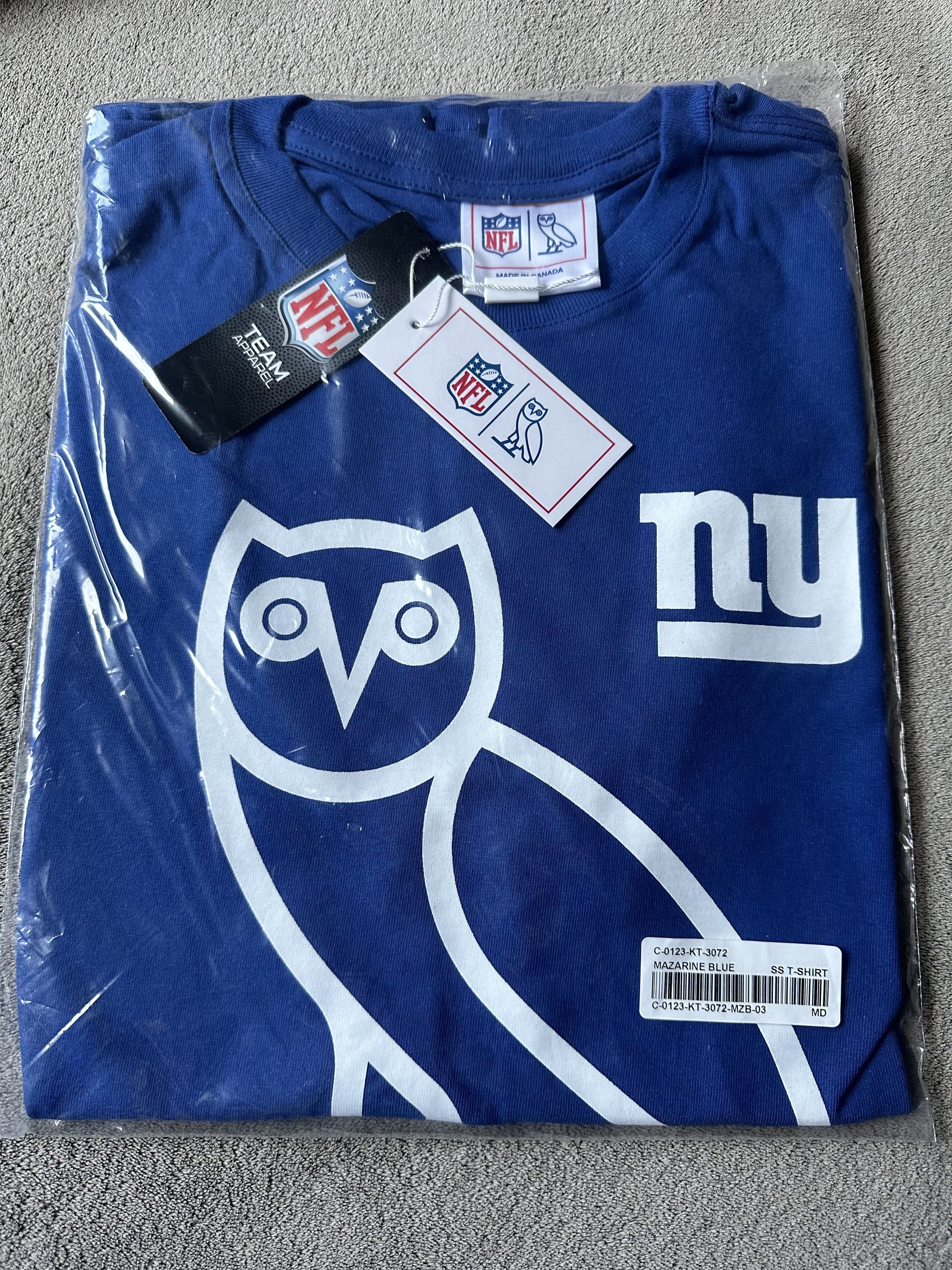 NFL × October's Very Own OVO x NFL New York Giants OG Owl T-Shirt new with tags Size US M / EU 48-50 / 2 - 1 Thumbnail