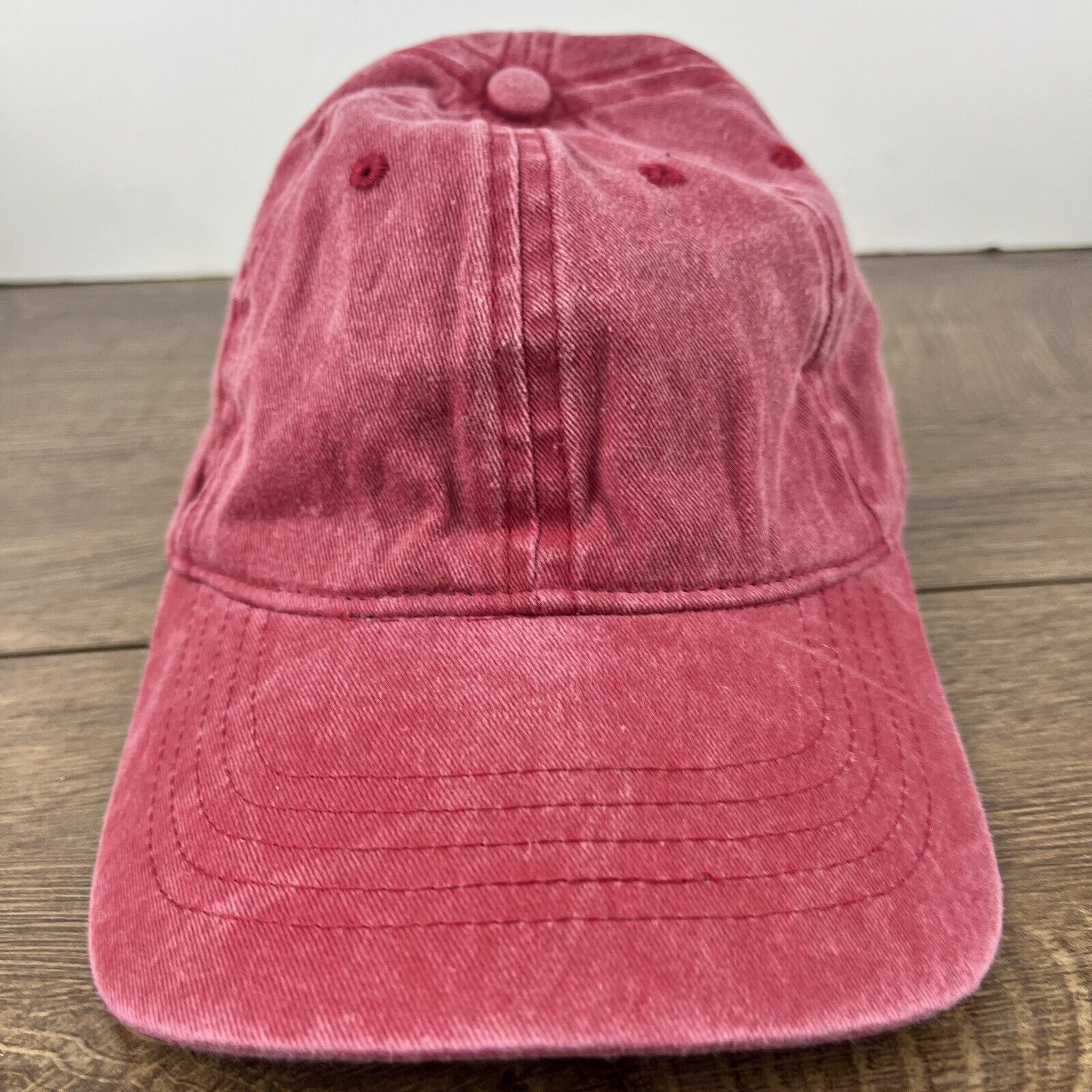 Other Plain Red Hat Baseball Cap Red Hat Adjustable Adult Size Hat Size ONE SIZE - 6 Thumbnail