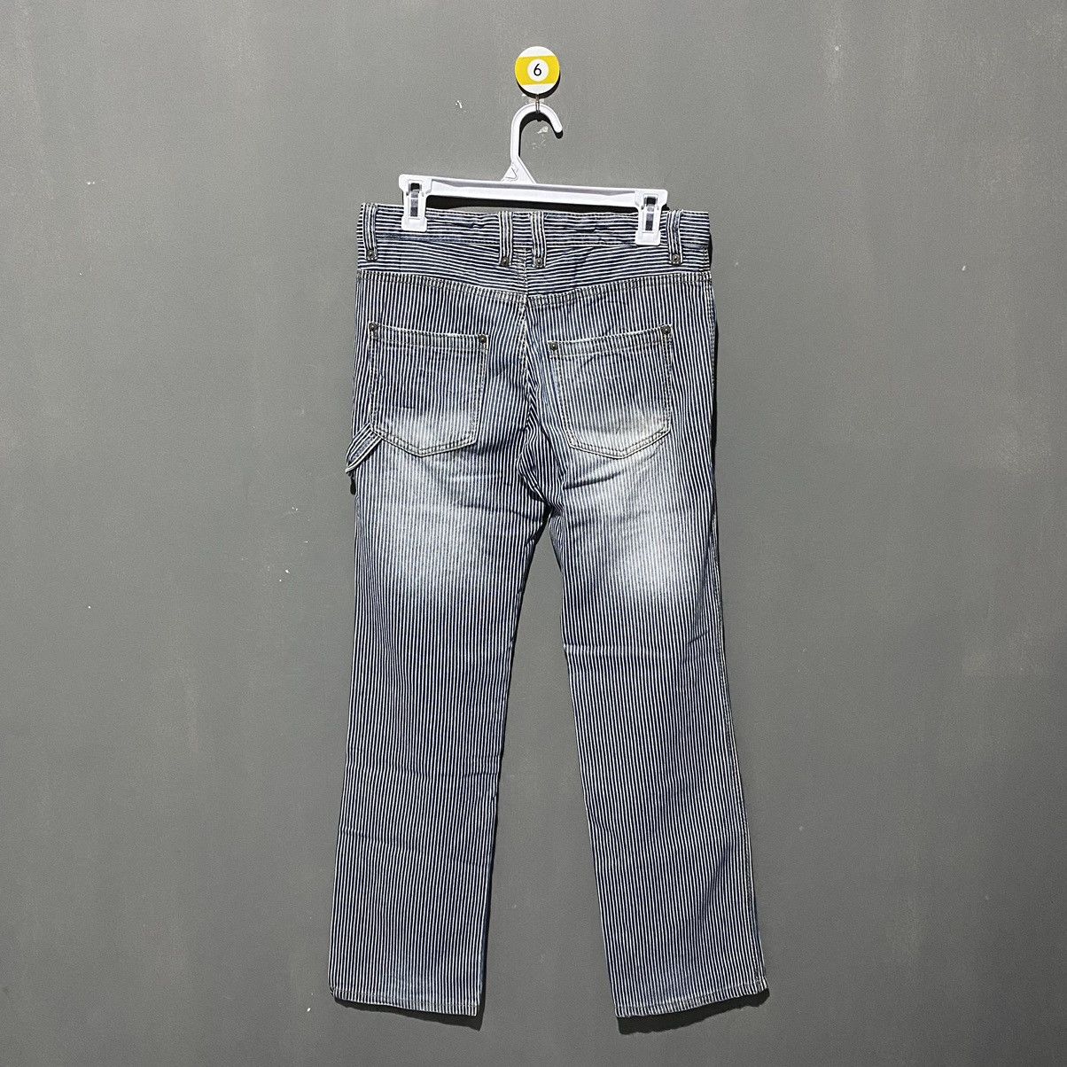 If Six Was Nine × Issey Miyake × Michel Klein Michel Klein Carpenter Pants Hickory Sunfaded Size 32" / US 10 / IT 46 - 4 Thumbnail