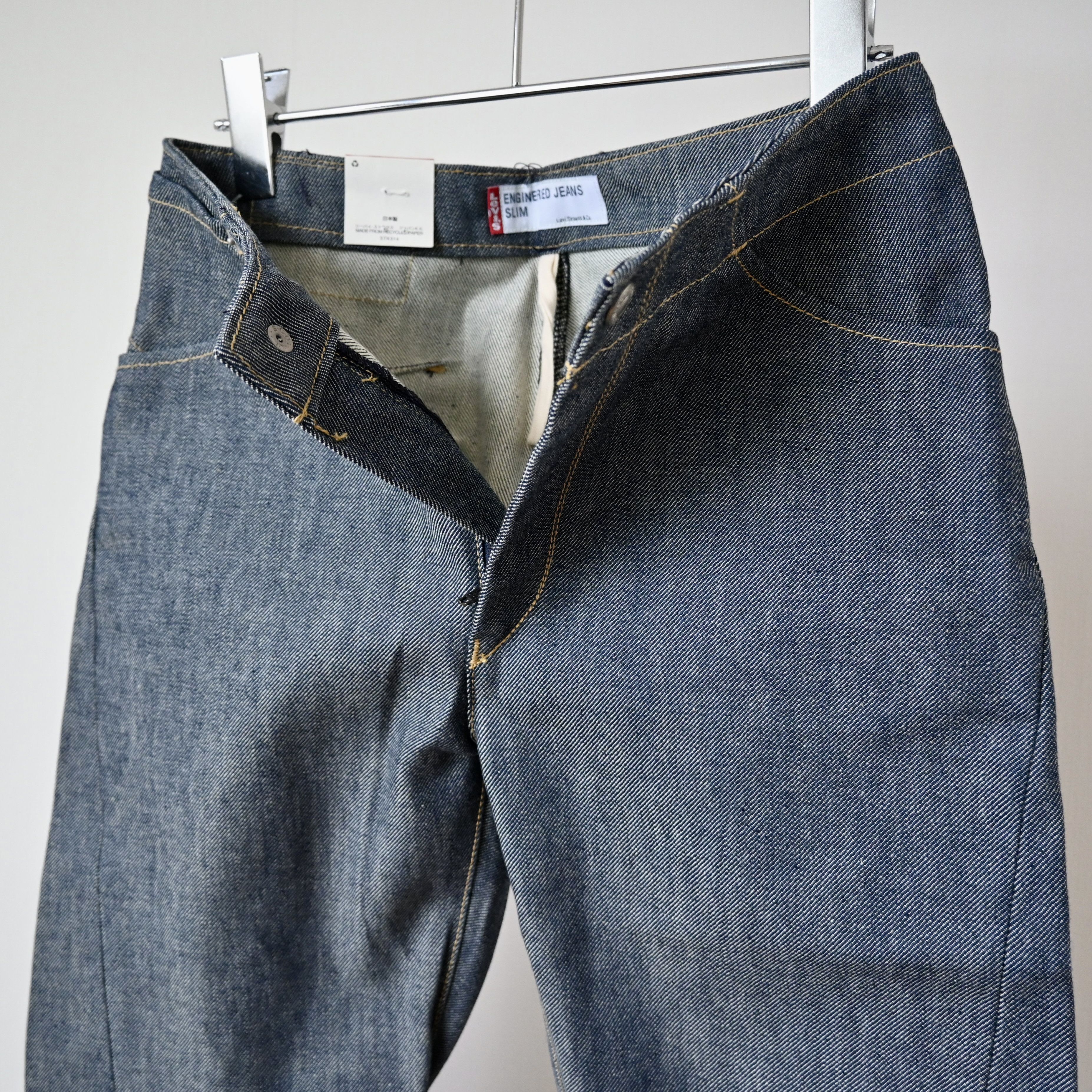 Levi's DEADSTOCK 2000s Levi's ENGINEERED JEANS "ORGANIC SLIM", blue Size 29" - 7 Thumbnail