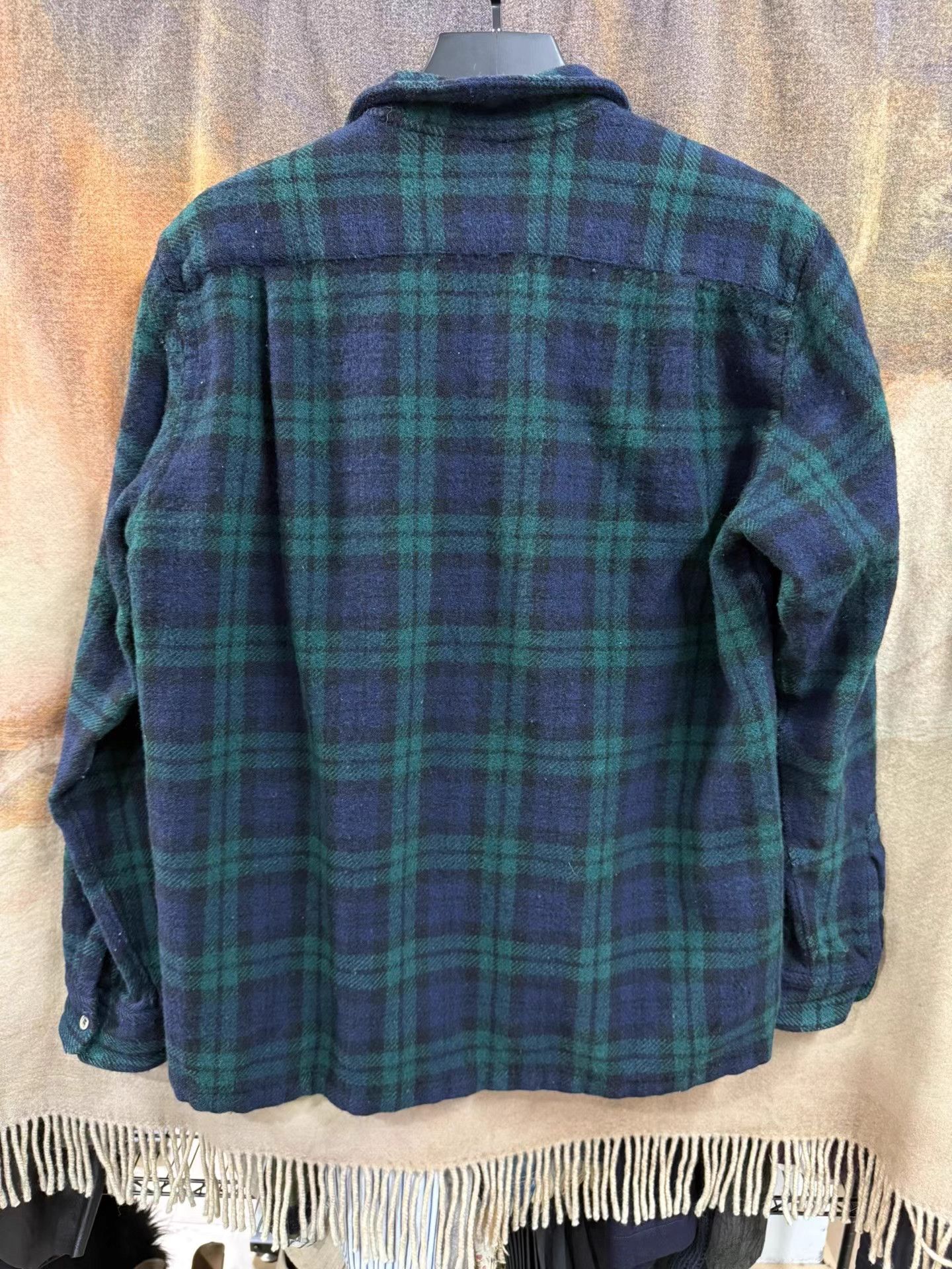 Comme des Garcons Homme Comme des Garçons Homme 03AW Brushed Plaid Wool Jacket K20 Size US M / EU 48-50 / 2 - 7 Thumbnail