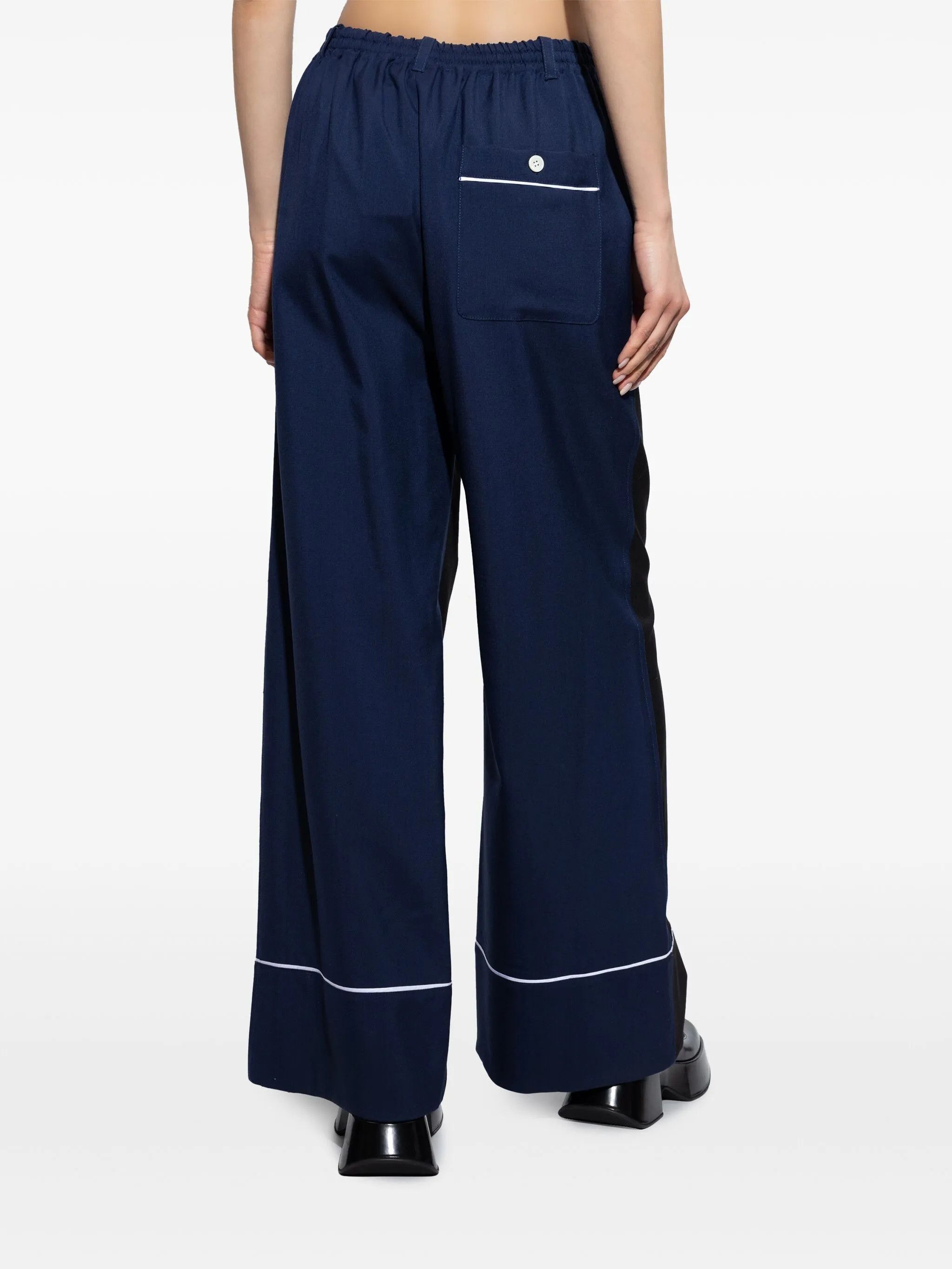 Marni o1s22i1n0525 Virgin Wool Trousers in Black Size 28" / US 6 / IT 42 - 4 Thumbnail