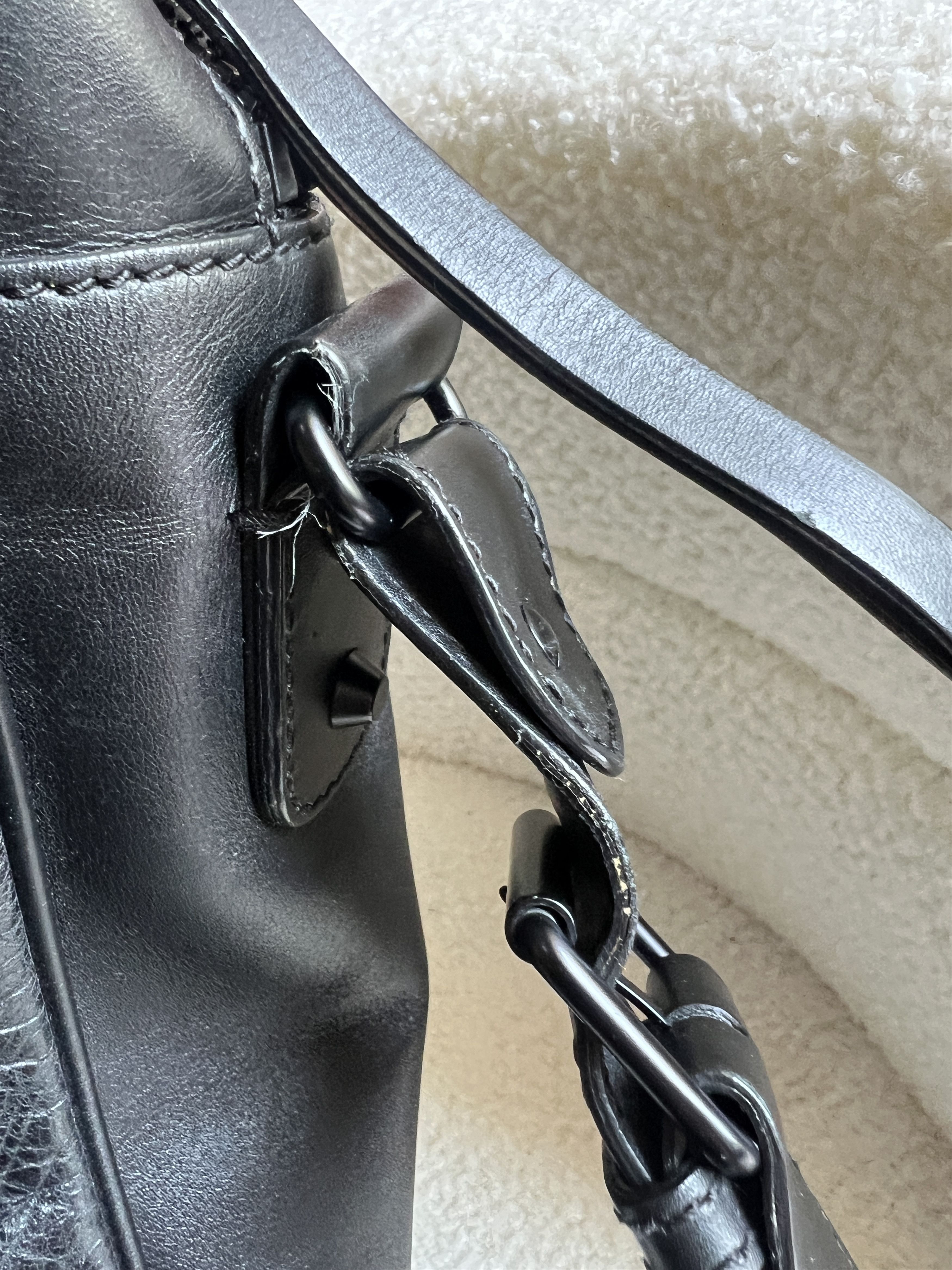 Balenciaga Balenciaga Lambskin Motocross Classic Reporter Crossbody Size ONE SIZE - 9 Thumbnail