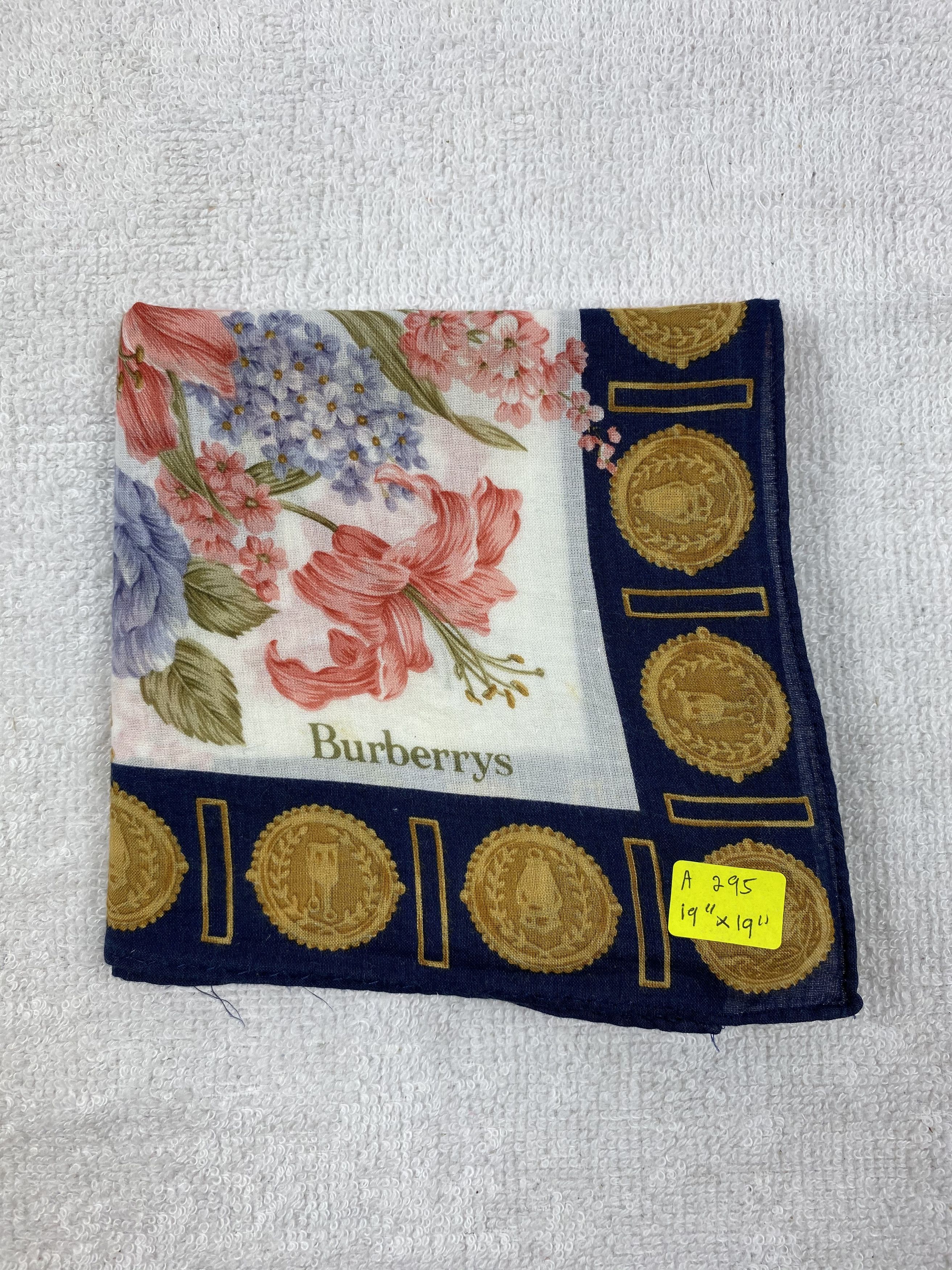 Burberry Vintage Burberrys Handkerchief / Bandana / Neckerchief Size ONE SIZE - 7 Thumbnail