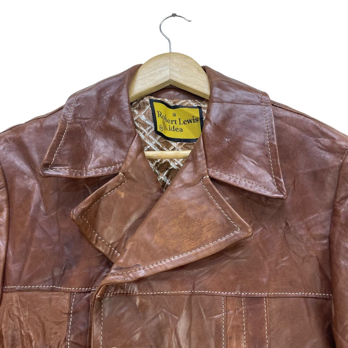 Japanese Brand × Vintage Vintage Japanese Brand Robert Lewis Leather Jacket Size US M / EU 48-50 / 2 - 4 Thumbnail