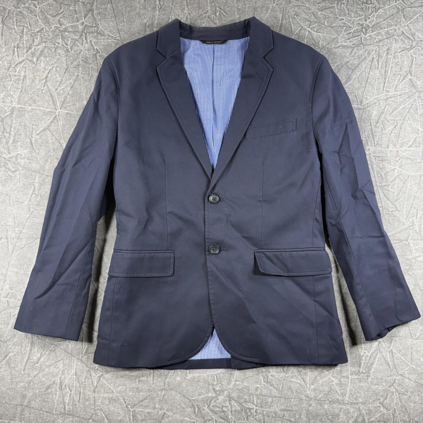 Zara Zara Blazer Men's M Navy Essentials Size 38R - 3 Thumbnail