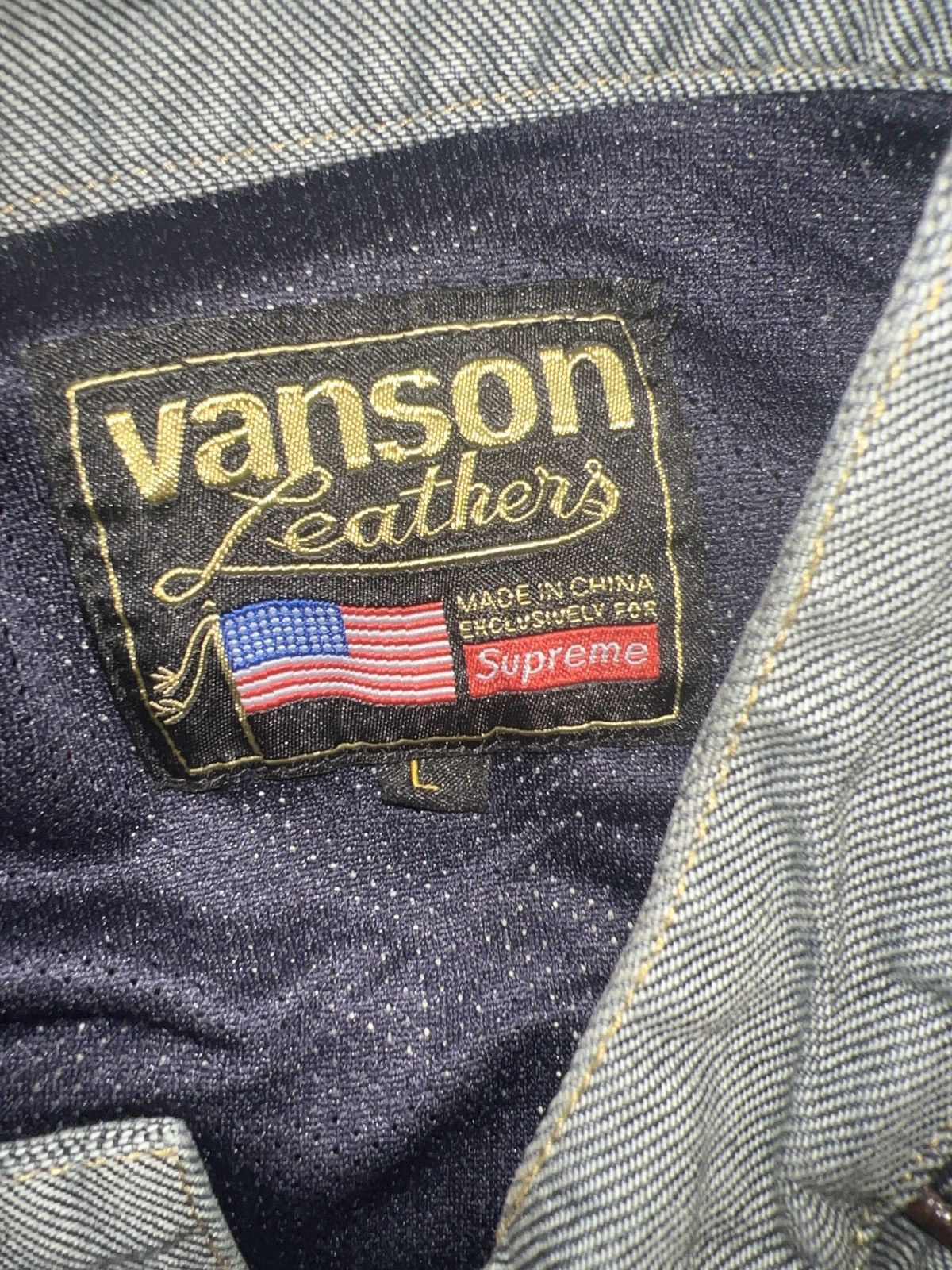 Supreme Supreme Vanson Leathers Cordura Cotton Jacket Size US L / EU 52-54 / 3 - 5 Thumbnail