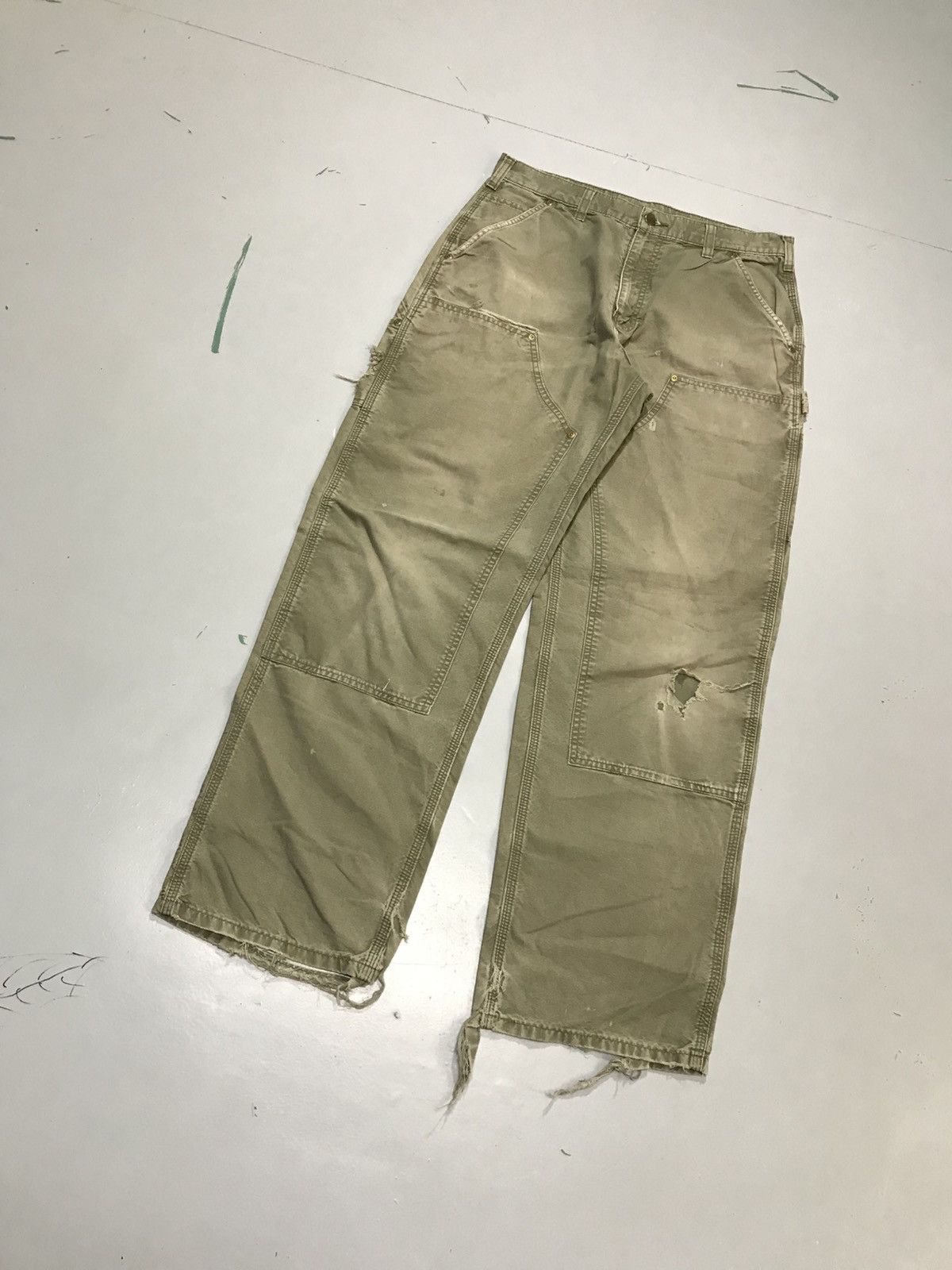 Carhartt Vintage carhartt B195 AGR double knee workwear Size US 32 / EU 48 - 3 Thumbnail