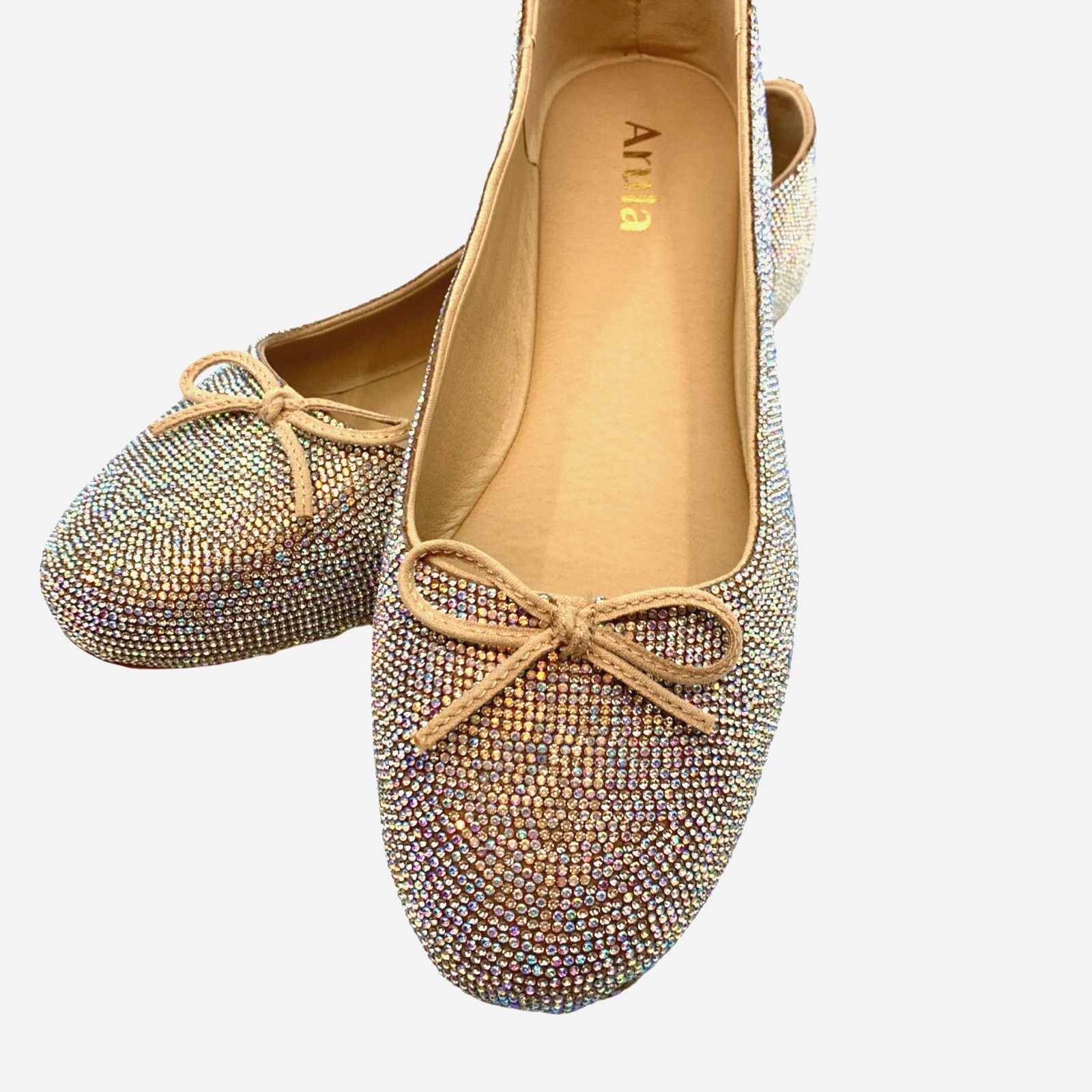 Other ARULA Women's WIDE WIDTH Rhinestone Ballet Flats | 11W | NIB Size US 11 / IT 41 - 5 Thumbnail