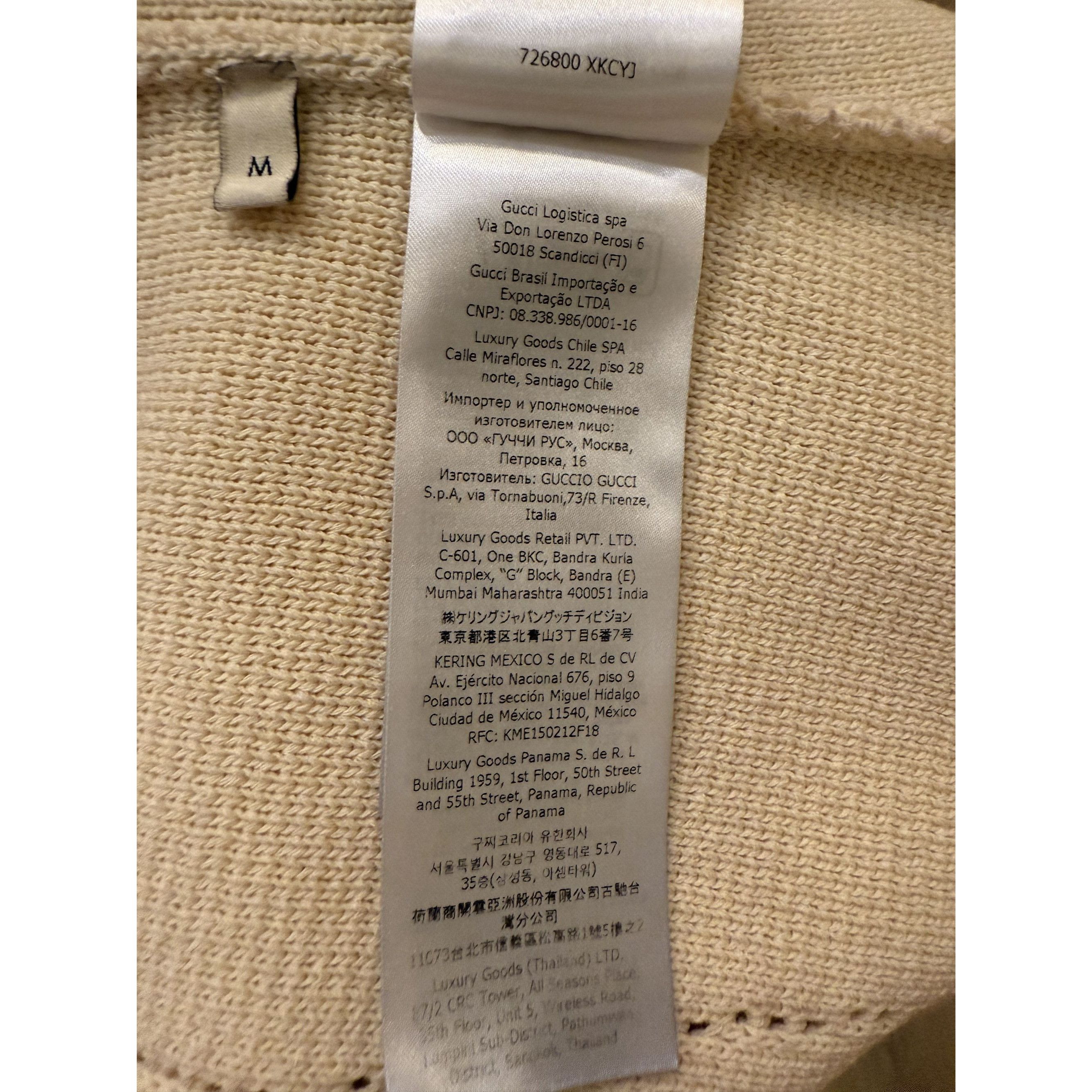 Gucci Gucci Womens Beige Wool Double-Breasted Jacket M Size M / US 6-8 / IT 42-44 - 13 Thumbnail