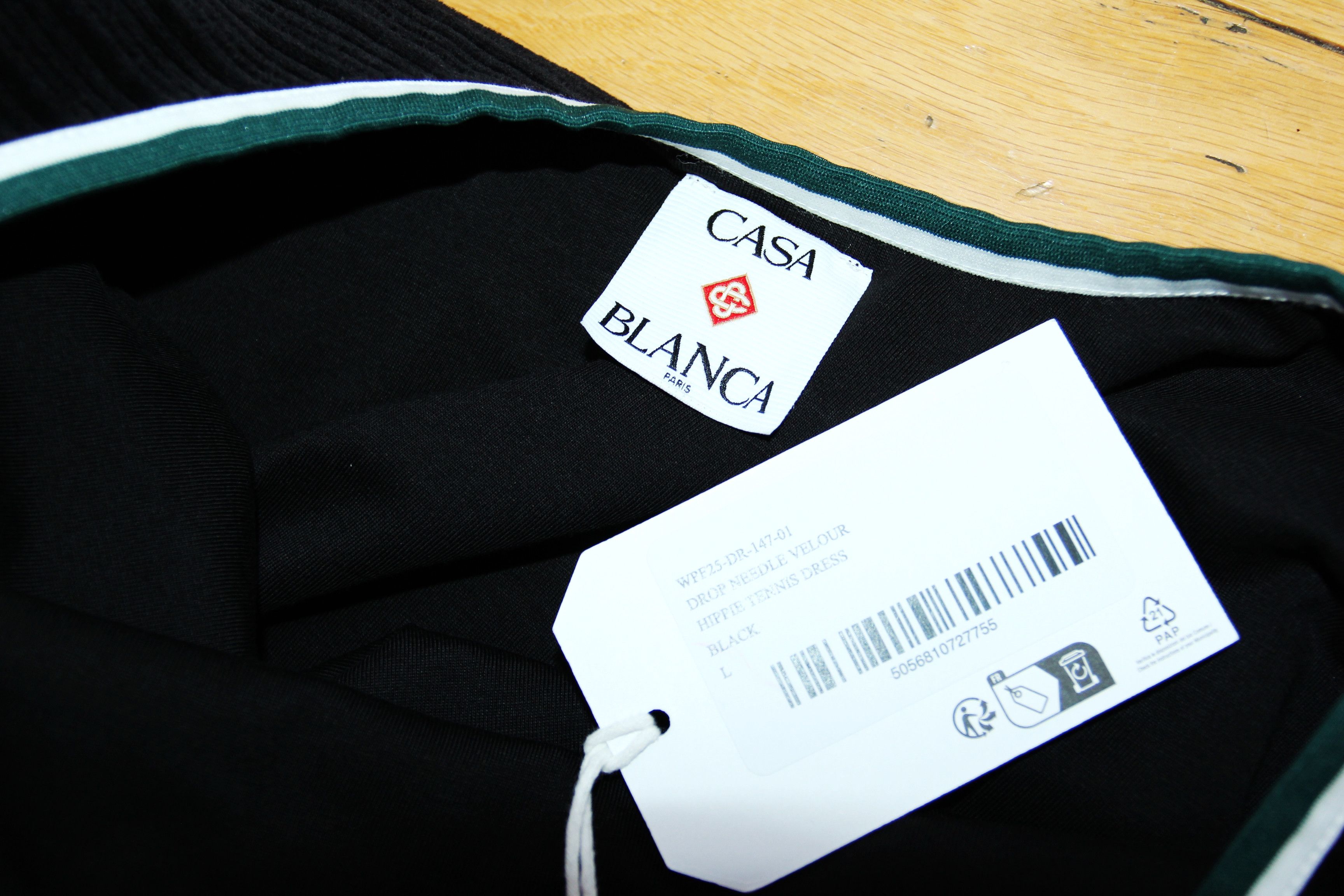 Casablanca BNWT AW25 CASABLANCA DROP NEEDLE VELOUR TENNIS DRESS L Size L / US 10 / IT 46 - 8 Thumbnail