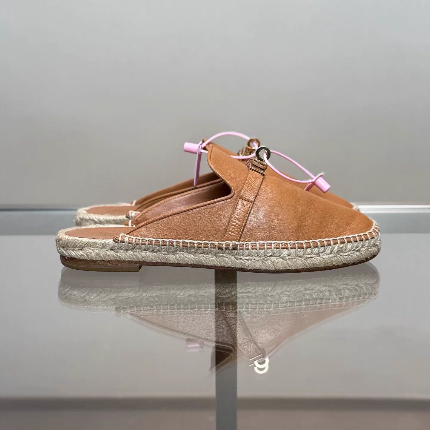 Hermes HERMES Brown Kelly Buckle Mule 37 EU Size US 6.5 / IT 36.5 - 3 Thumbnail