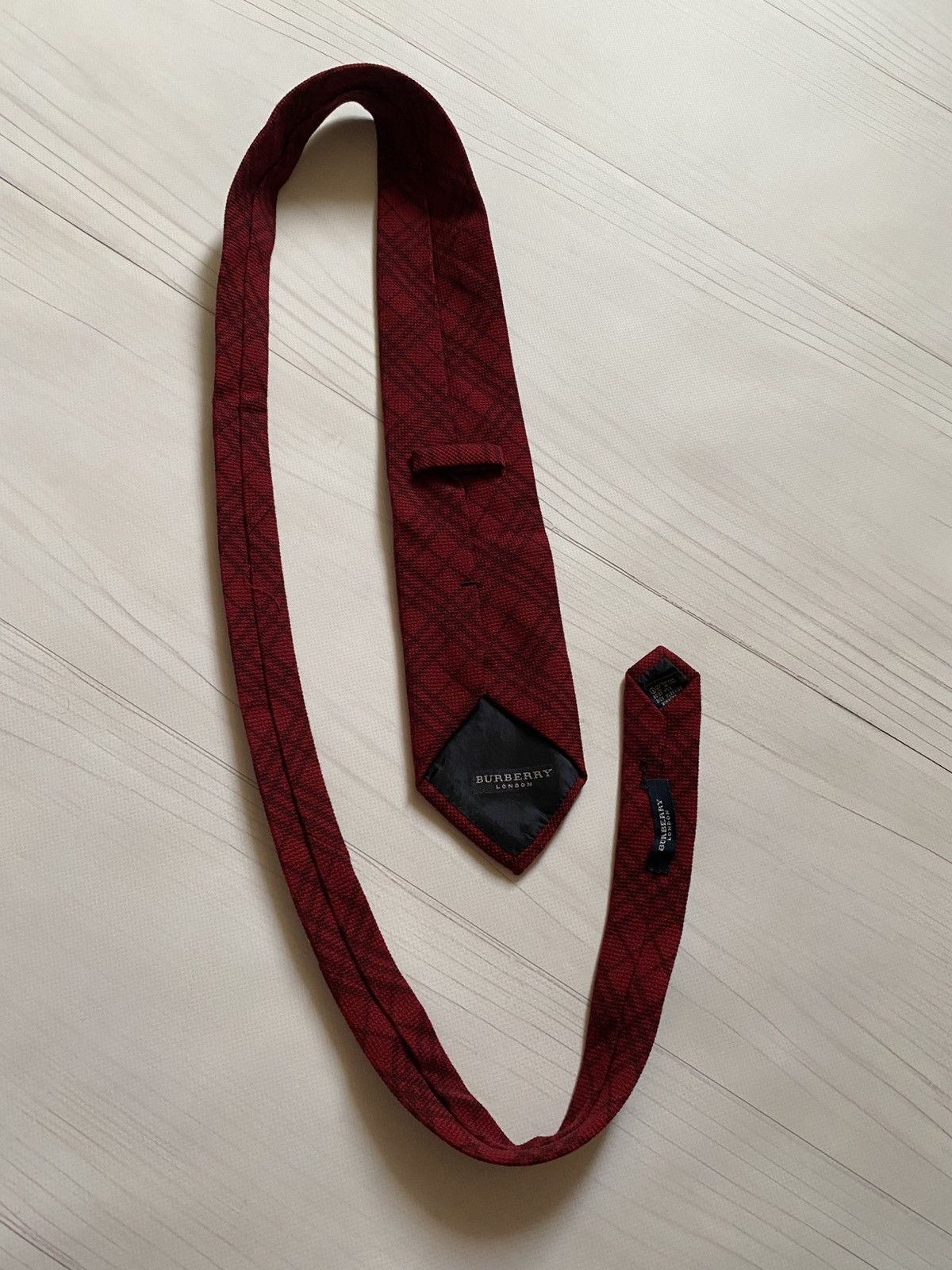 Burberry Vintage Burberry checked cachemire and silk tie Size ONE SIZE - 7 Thumbnail