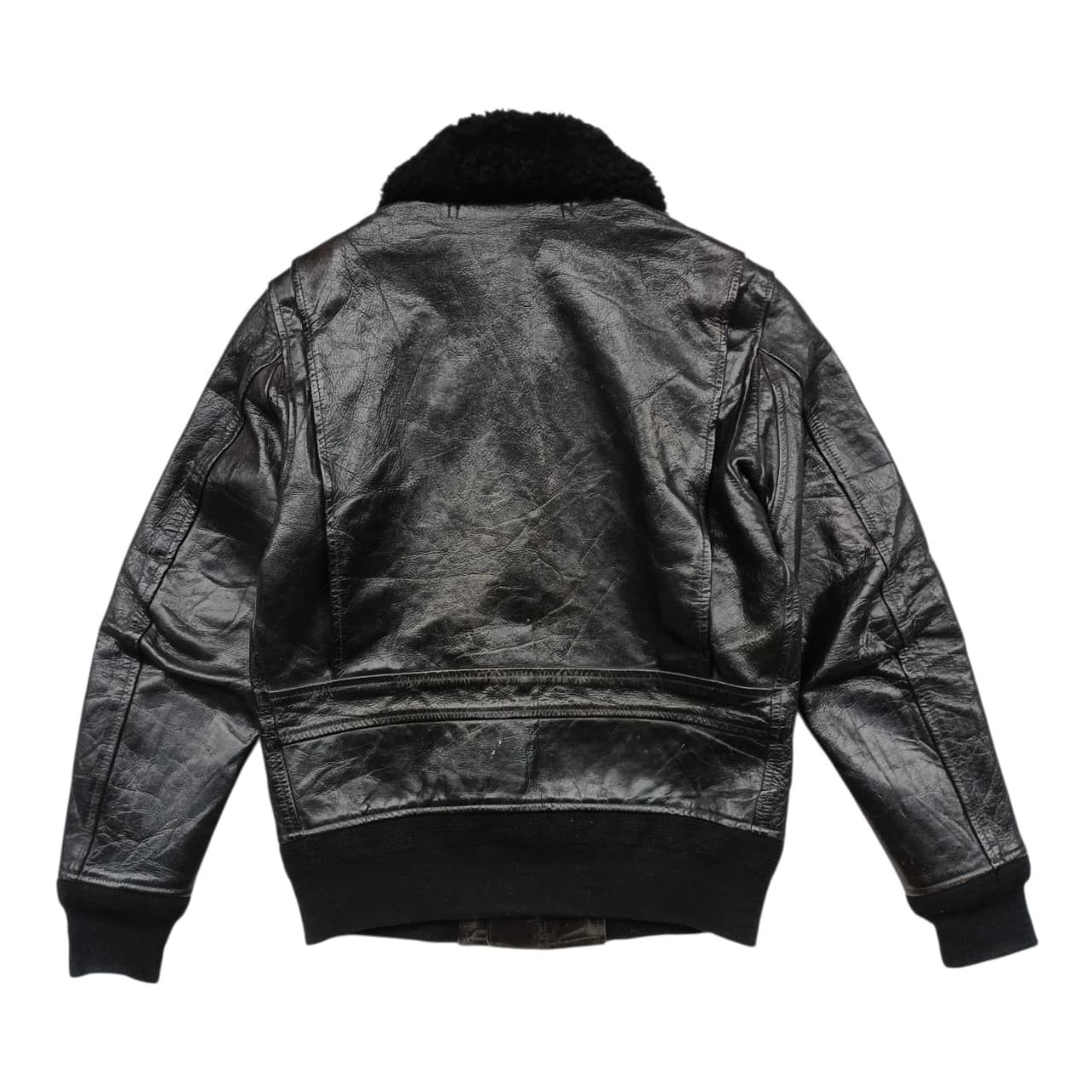 Japanese Brand Tabloid News G-1 Flight Leather Goat Skin Jacket Size US S / EU 44-46 / 1 - 2 Thumbnail