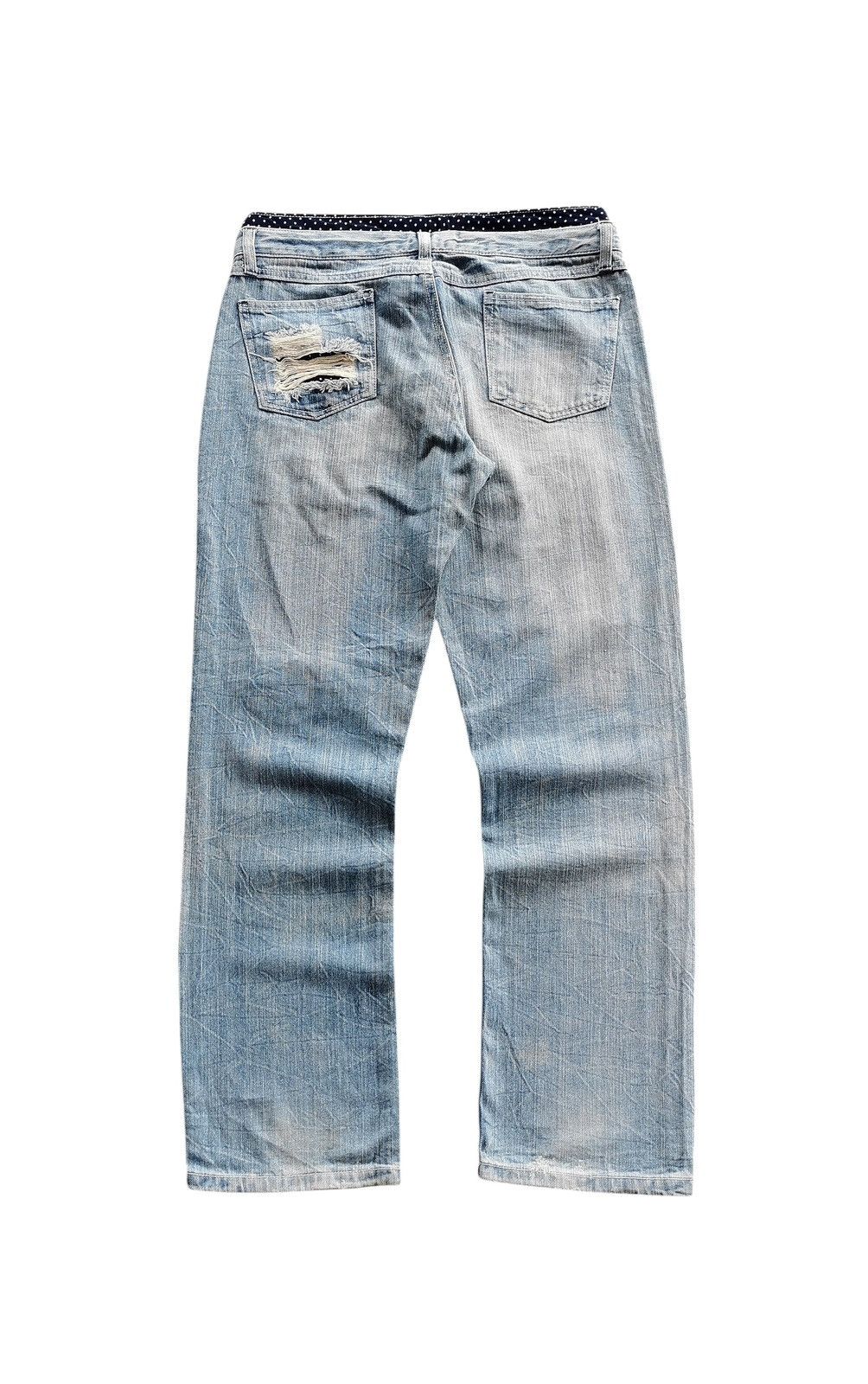 5351 POUR LES HOMMES Avantgarde Clawmark Distressed Denim Jeans - Size 30 Size US 30 / EU 46 - 2 Thumbnail