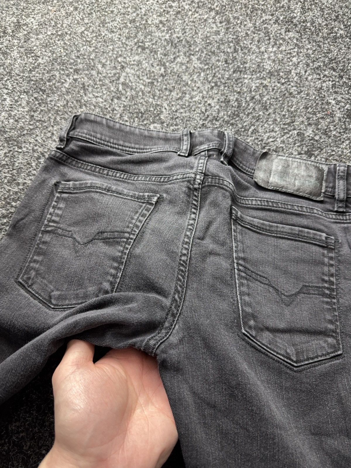 Diesel 00s Diesel Sleenker Black Jeans Slim Skinny Stretch Denim Size US 29 - 18 Thumbnail
