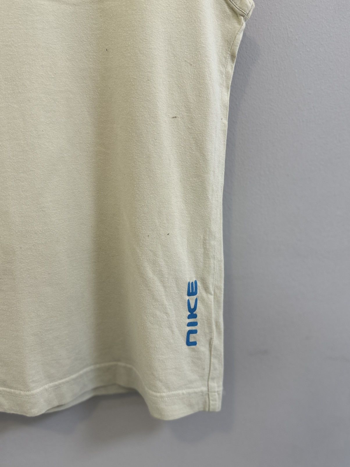 Nike × Vintage Vintage Nike Tank Top A-Shirt Y2K Drill Style Swoosh Size US S / EU 44-46 / 1 - 5 Thumbnail