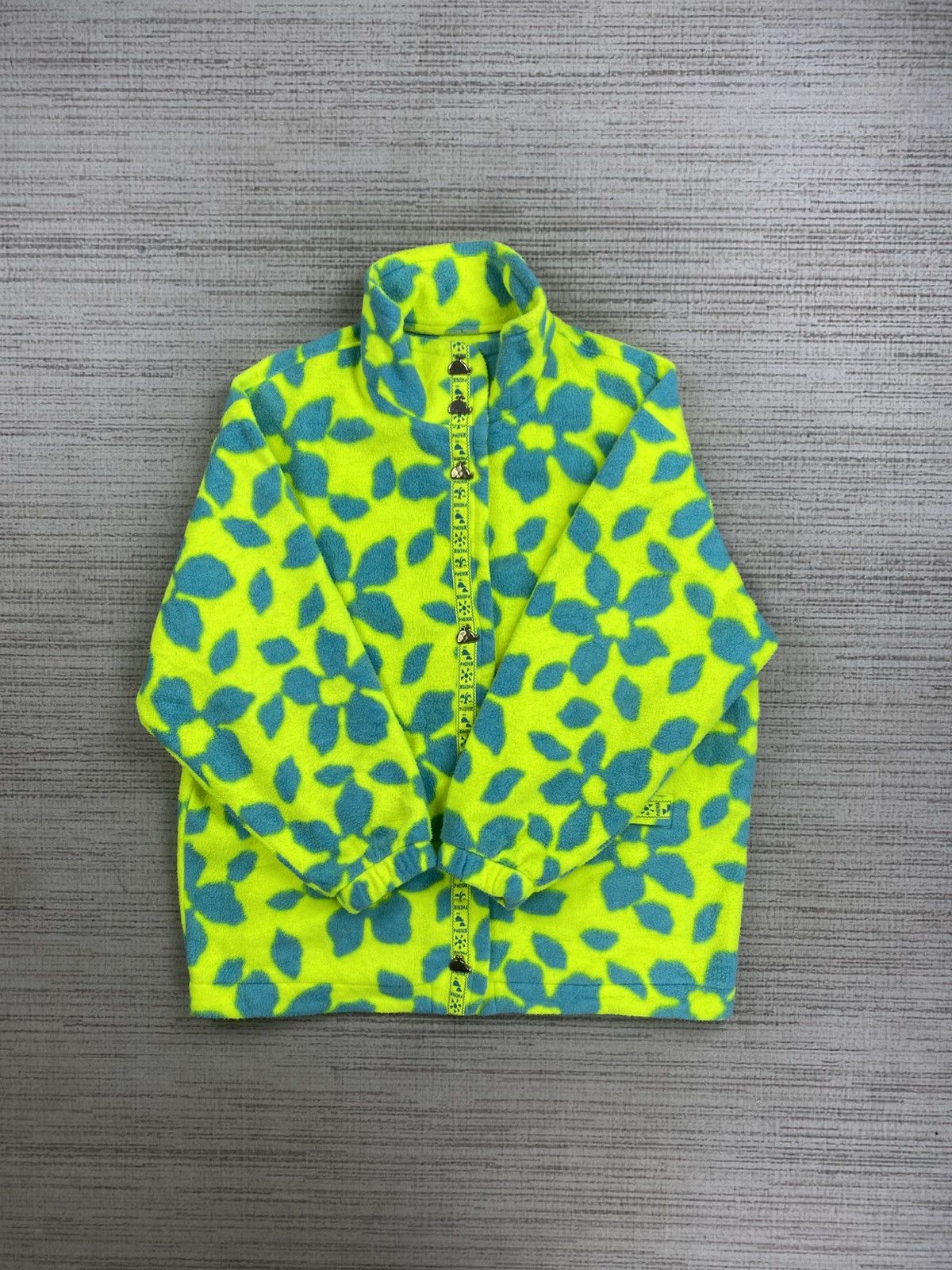 Vintage Phenix Rare Abstract Flower Winter Season Jacket