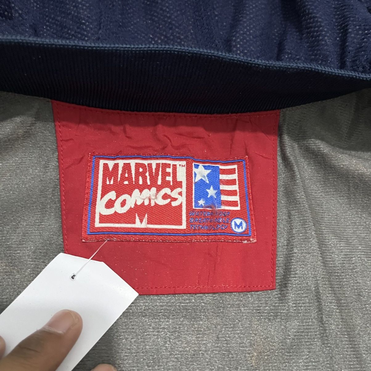 Marvel Comics VTG Marvel Comics Puffer Jacket Red on Navy Size US M / EU 48-50 / 2 - 9 Thumbnail