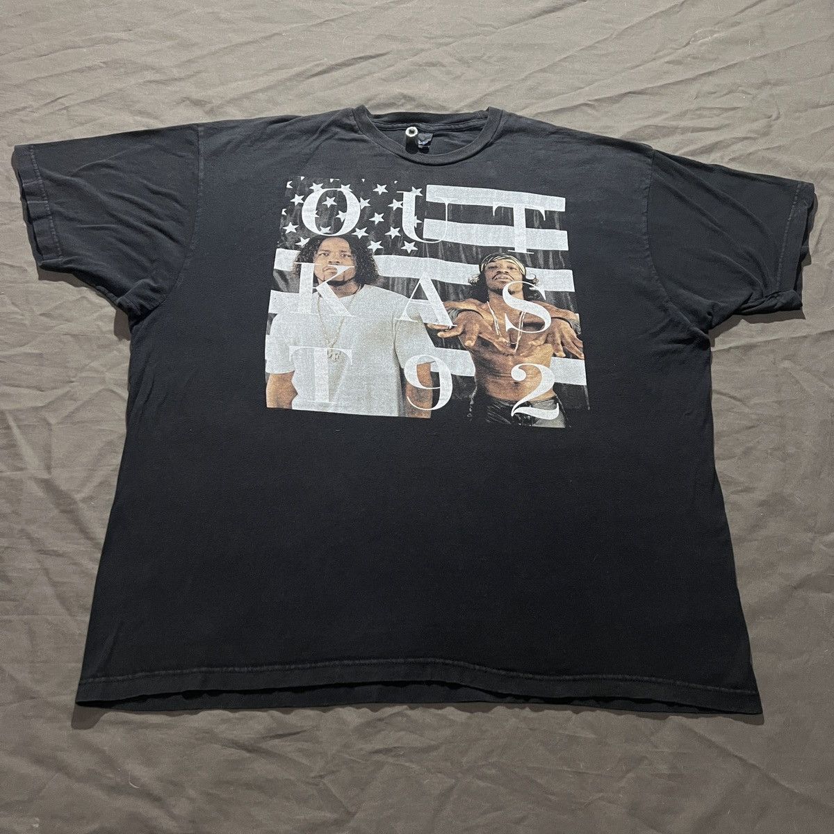 Rap Tees Vintage Y2K Outkast Hip hop duo Promo Graphic Tee 2XL Faded Size US XXL / EU 58 / 5 - 1 Thumbnail