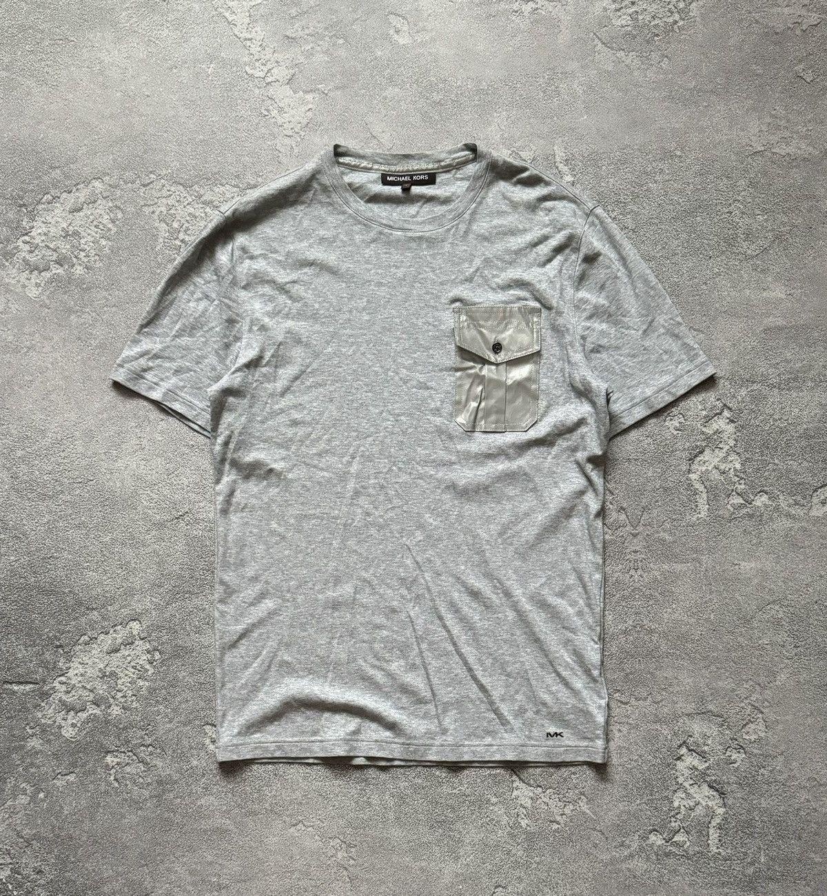 Designer × Michael Kors Michael Kors S tee T-shirt polo jersey basic gray structural Size US S / EU 44-46 / 1 - 4 Thumbnail