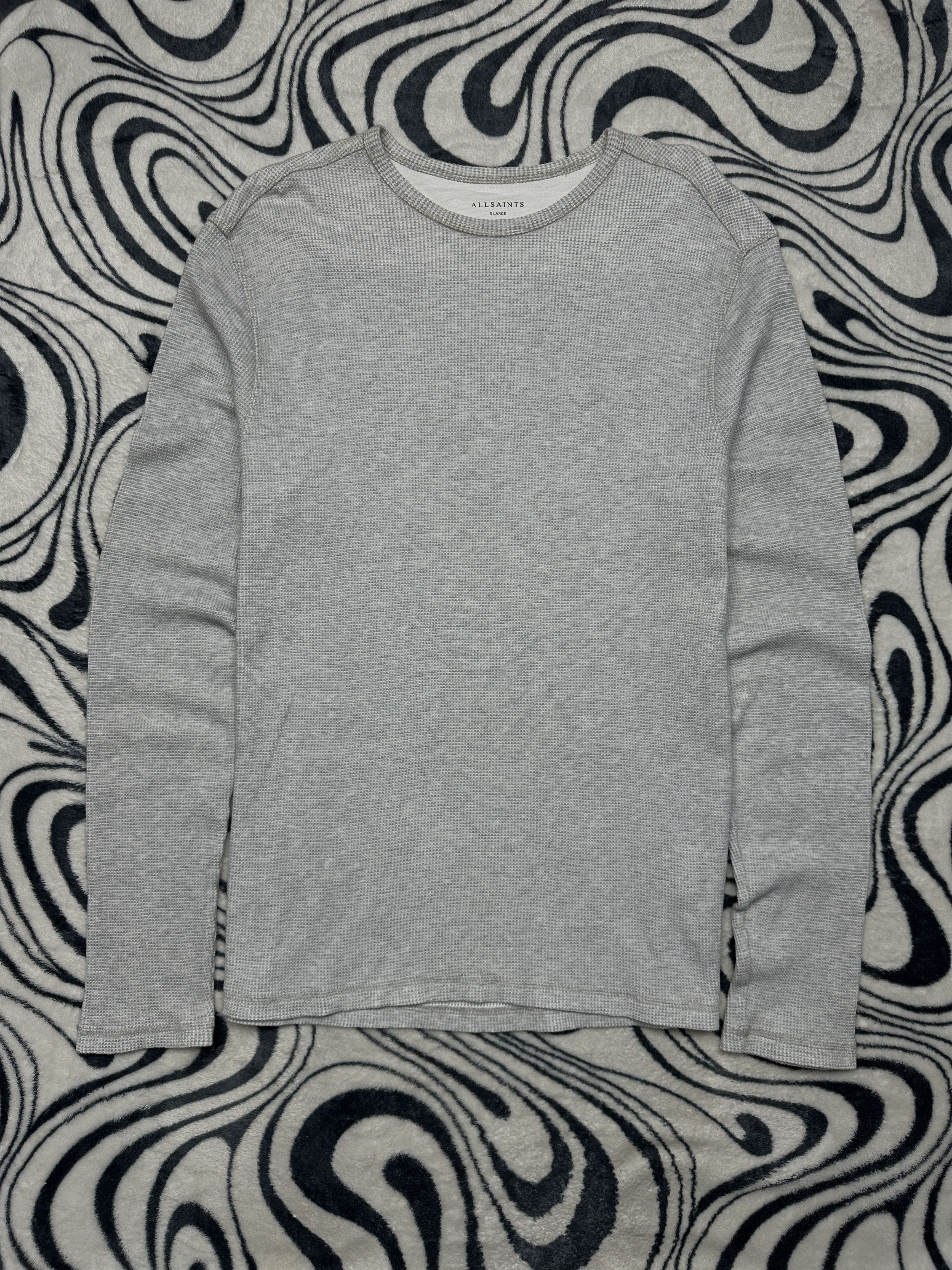 Allsaints Allsaints Mens Clan Crew Neck Sweater Size US XL / EU 56 / 4 - 1 Thumbnail