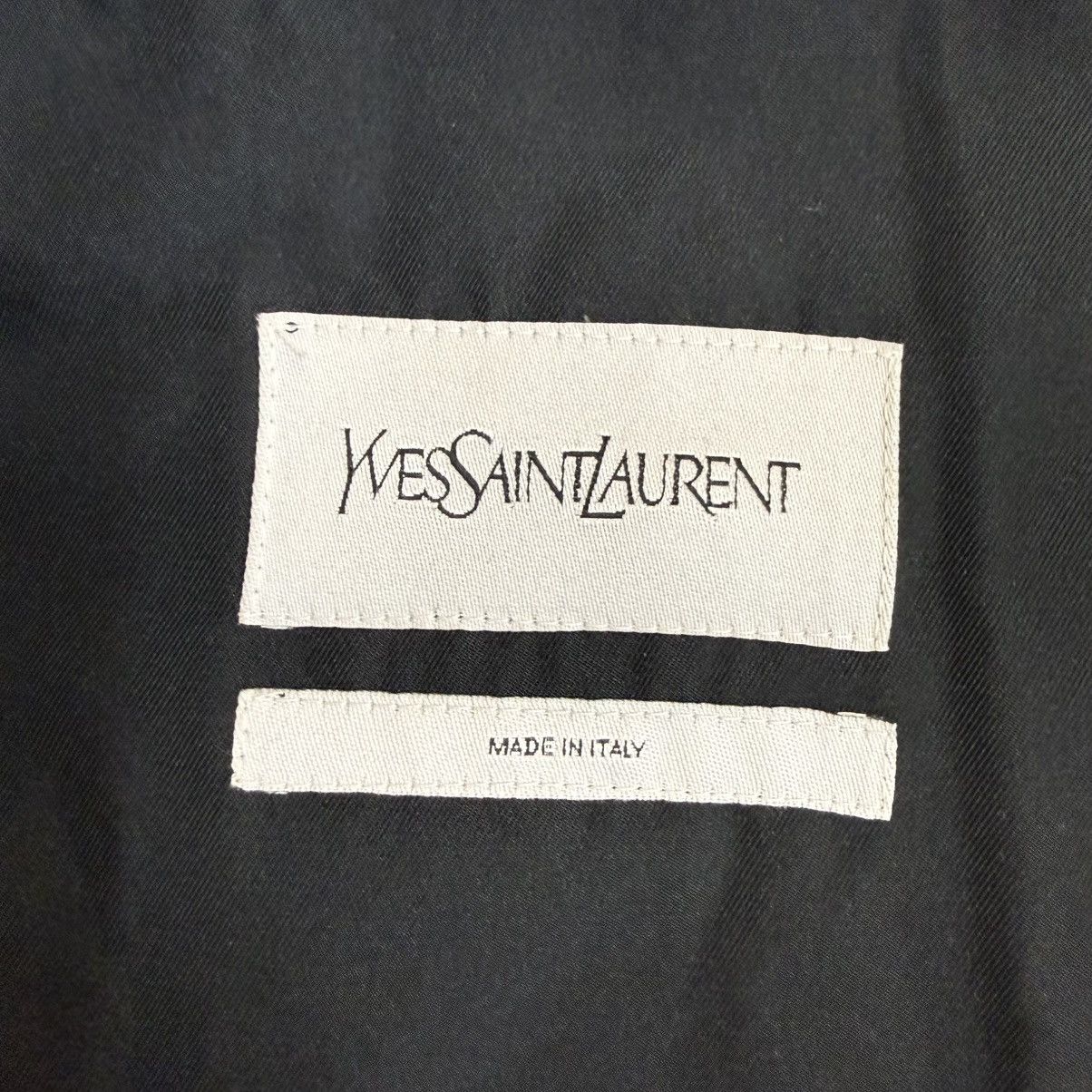 Yves Saint Laurent YSL Quilted Hybrid Bomber Jacket - Slate/Black - Size 54 Size US L / EU 52-54 / 3 - 17 Thumbnail