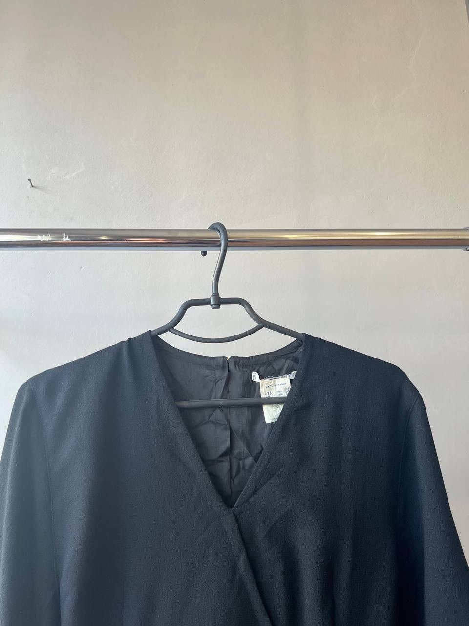 Celine RARE 1970/80’S CELINE 100% WOOL EVENING SOLID DRESS SIZE 36 Size XS / US 0-2 / IT 36-38 - 4 Thumbnail