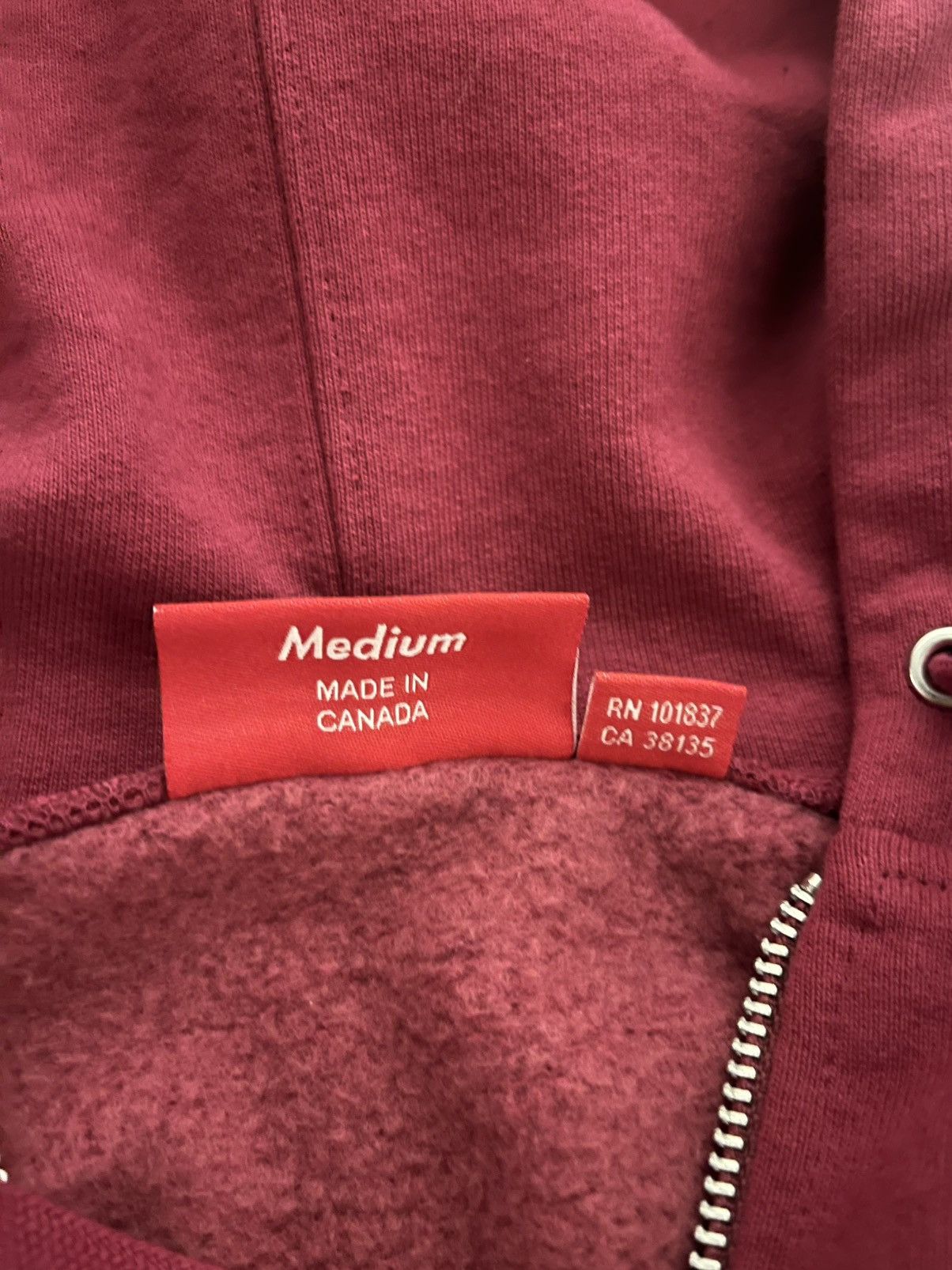 Supreme Supreme - S Logo Zip Up Hooded Sweatshirt 'Raspberry' Size US M / EU 48-50 / 2 - 3 Thumbnail