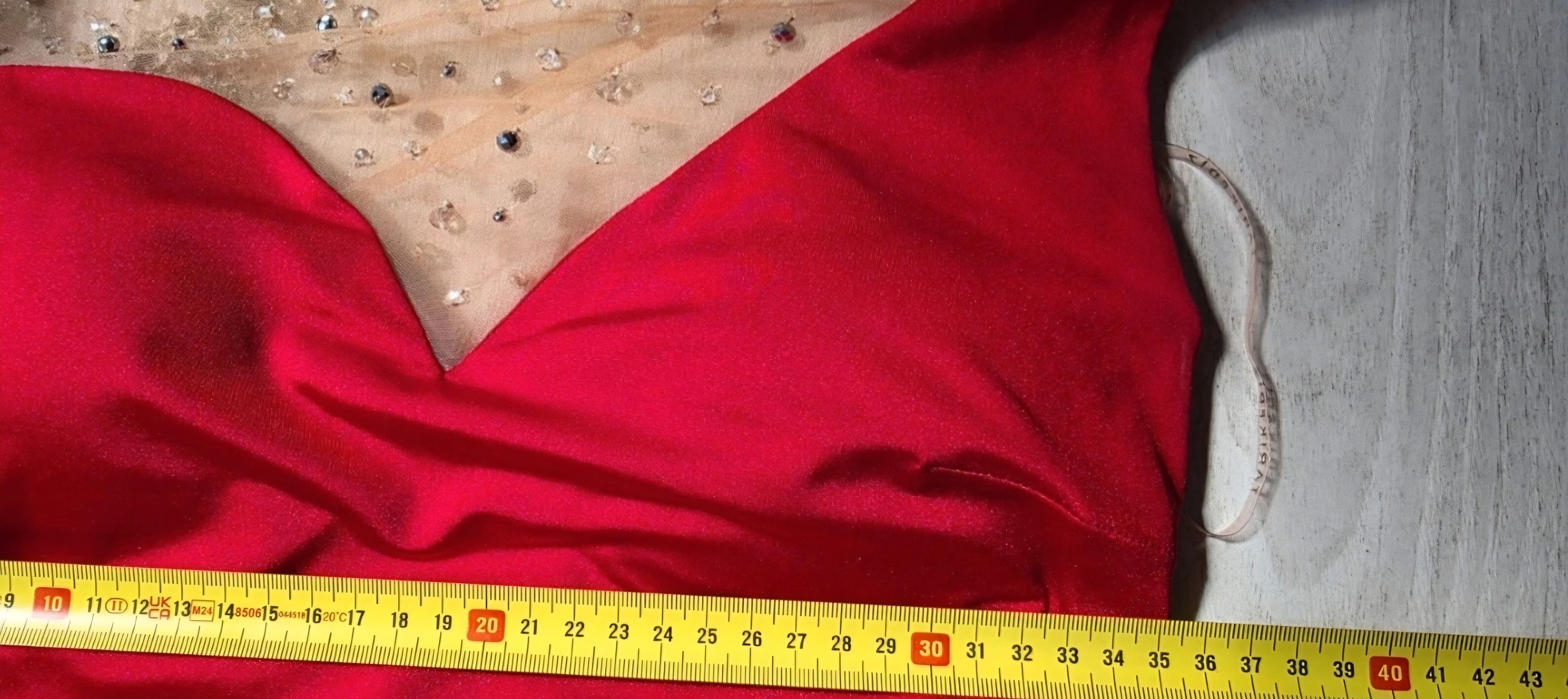Other Tarik Ediz - Luxurious long red ball gown with crystals Size S / US 4 / IT 40 - 13 Thumbnail